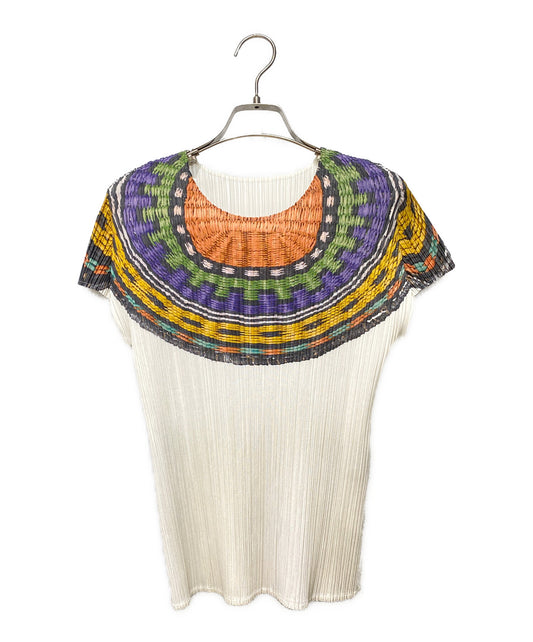 [Pre-owned] PLEATS PLEASE Printed pleated cut and sewn PP21-JK741