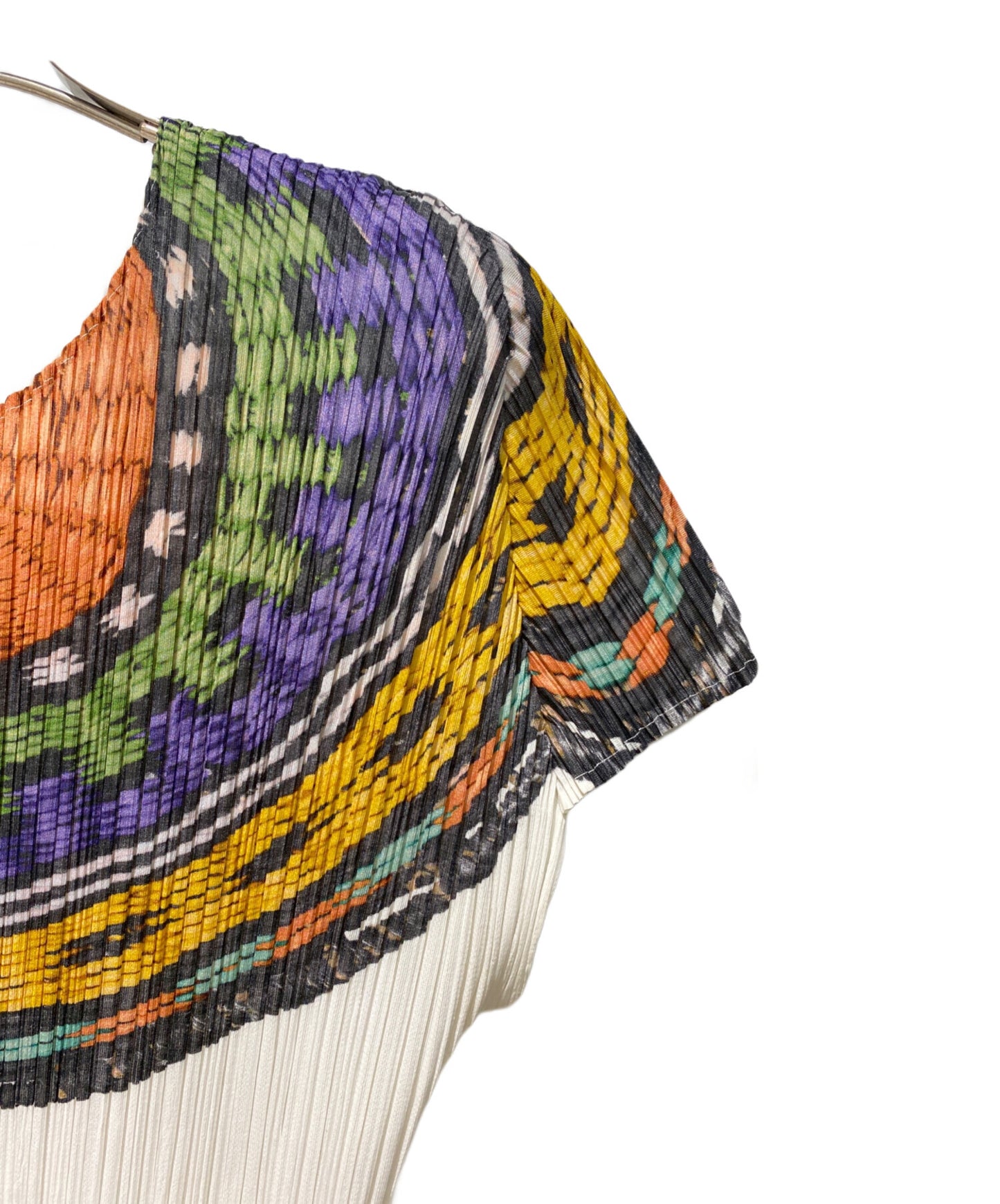 [Pre-owned] PLEATS PLEASE Printed pleated cut and sewn PP21-JK741