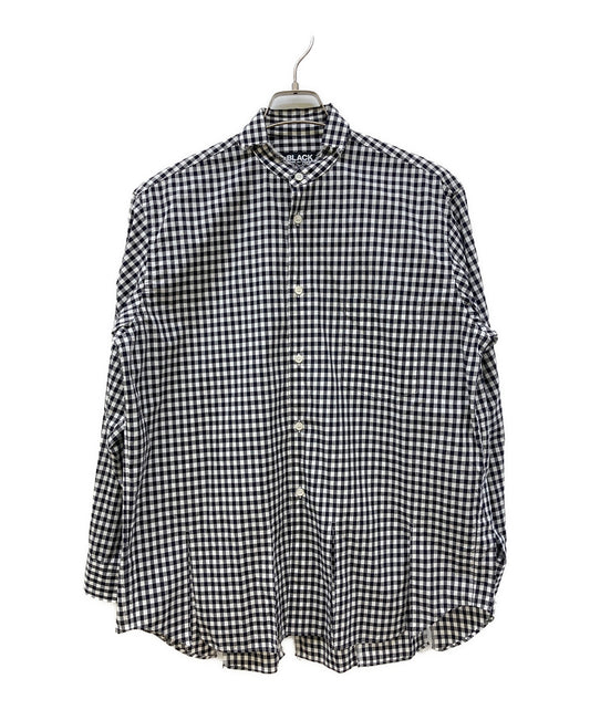 [Pre-owned] BLACK COMME des GARCONS gingham check shirt 1M-B026/AD2023