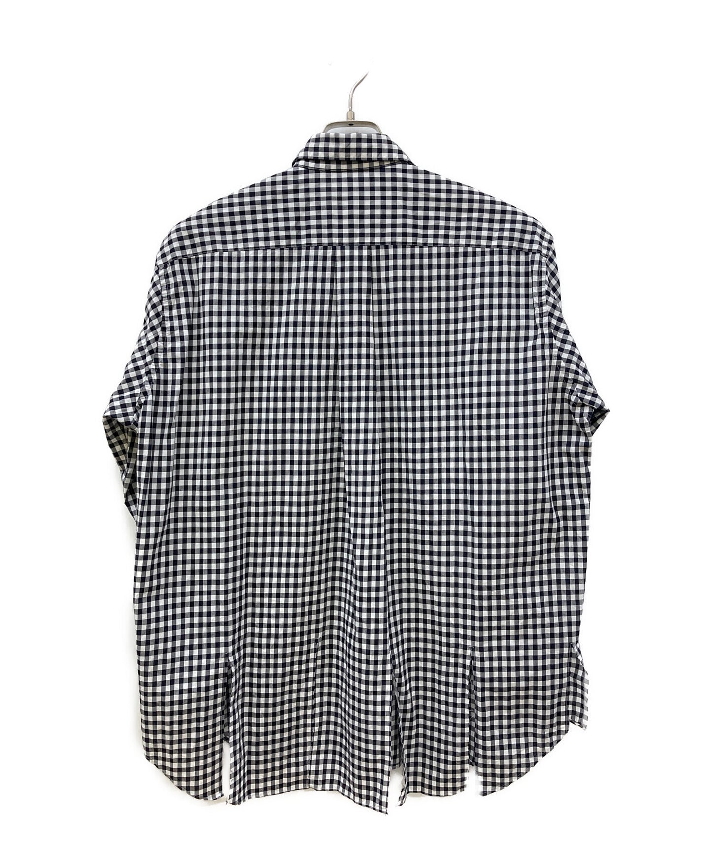 [Pre-owned] BLACK COMME des GARCONS gingham check shirt 1M-B026/AD2023