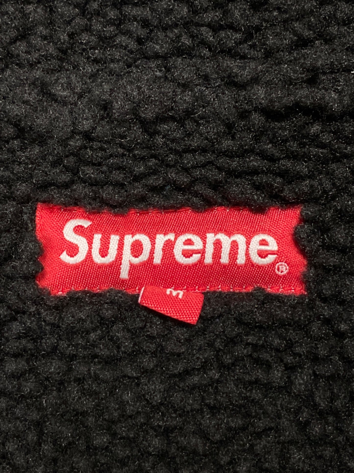 [Pre-owned] SUPREME Faux Shearling Hooded Jacket