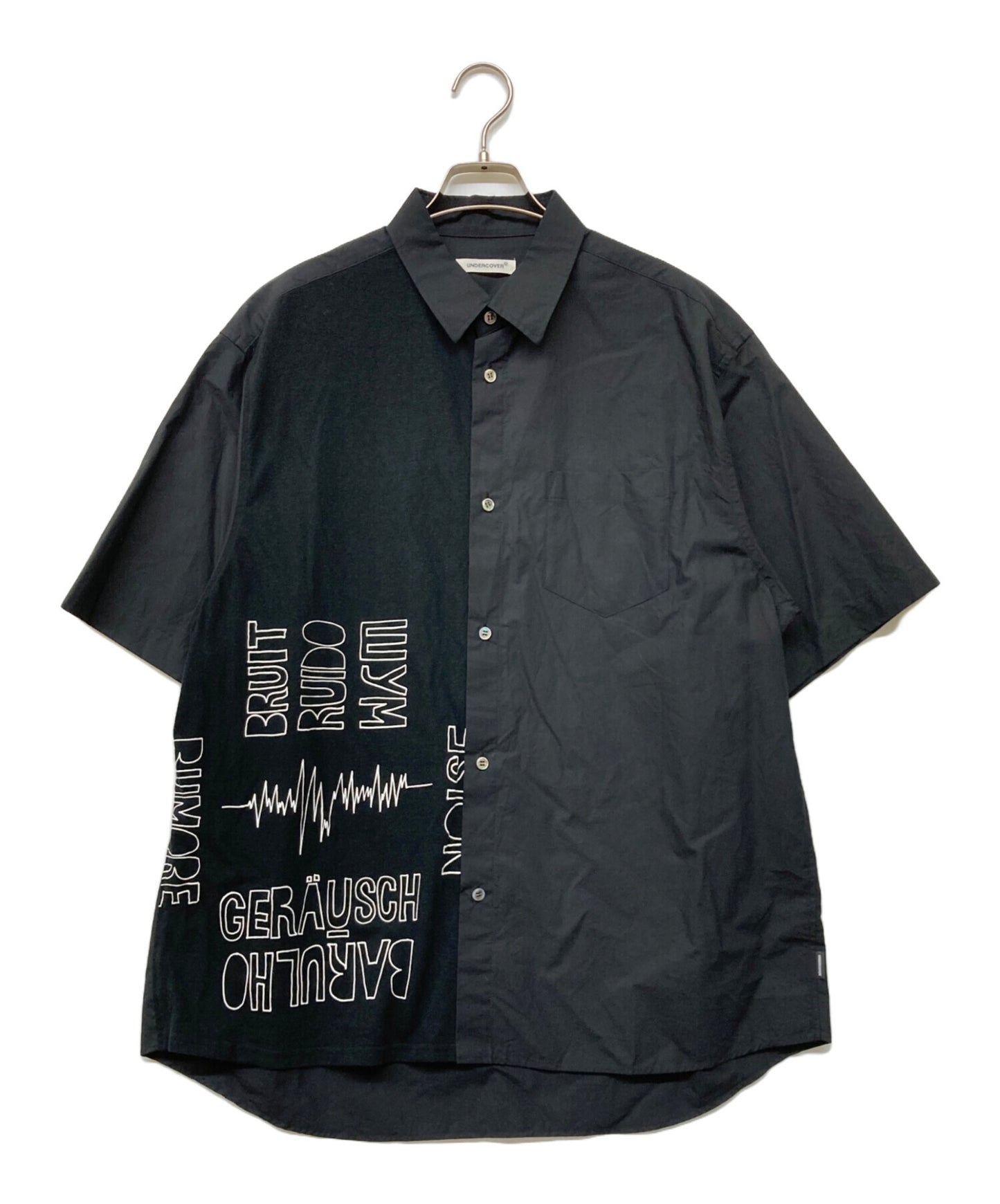 [Pre-owned] UNDERCOVER Cut and sewn mix short-sleeved shirt UP1D9402