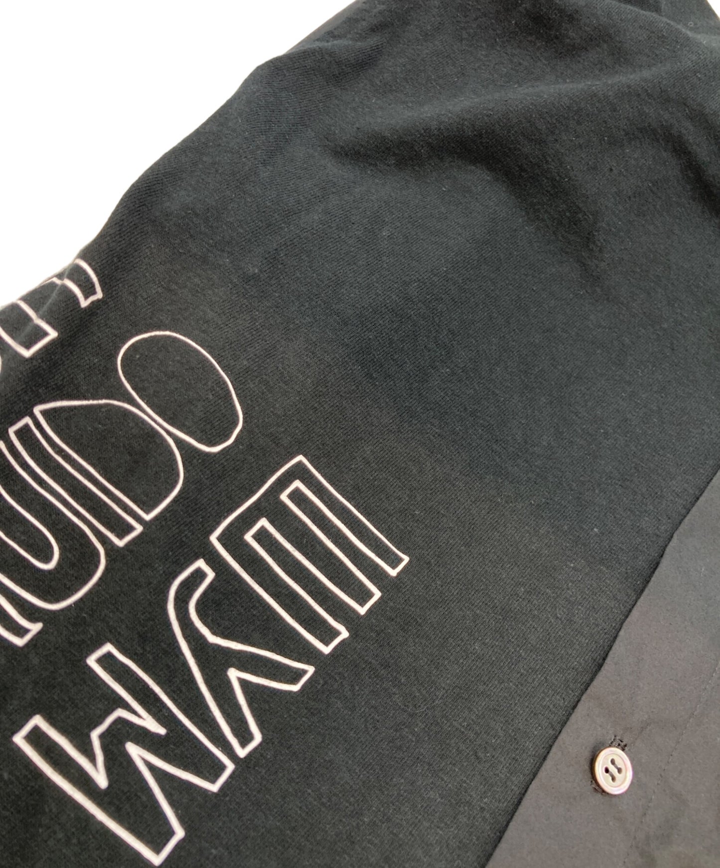 [Pre-owned] UNDERCOVER Cut and sewn mix short-sleeved shirt UP1D9402