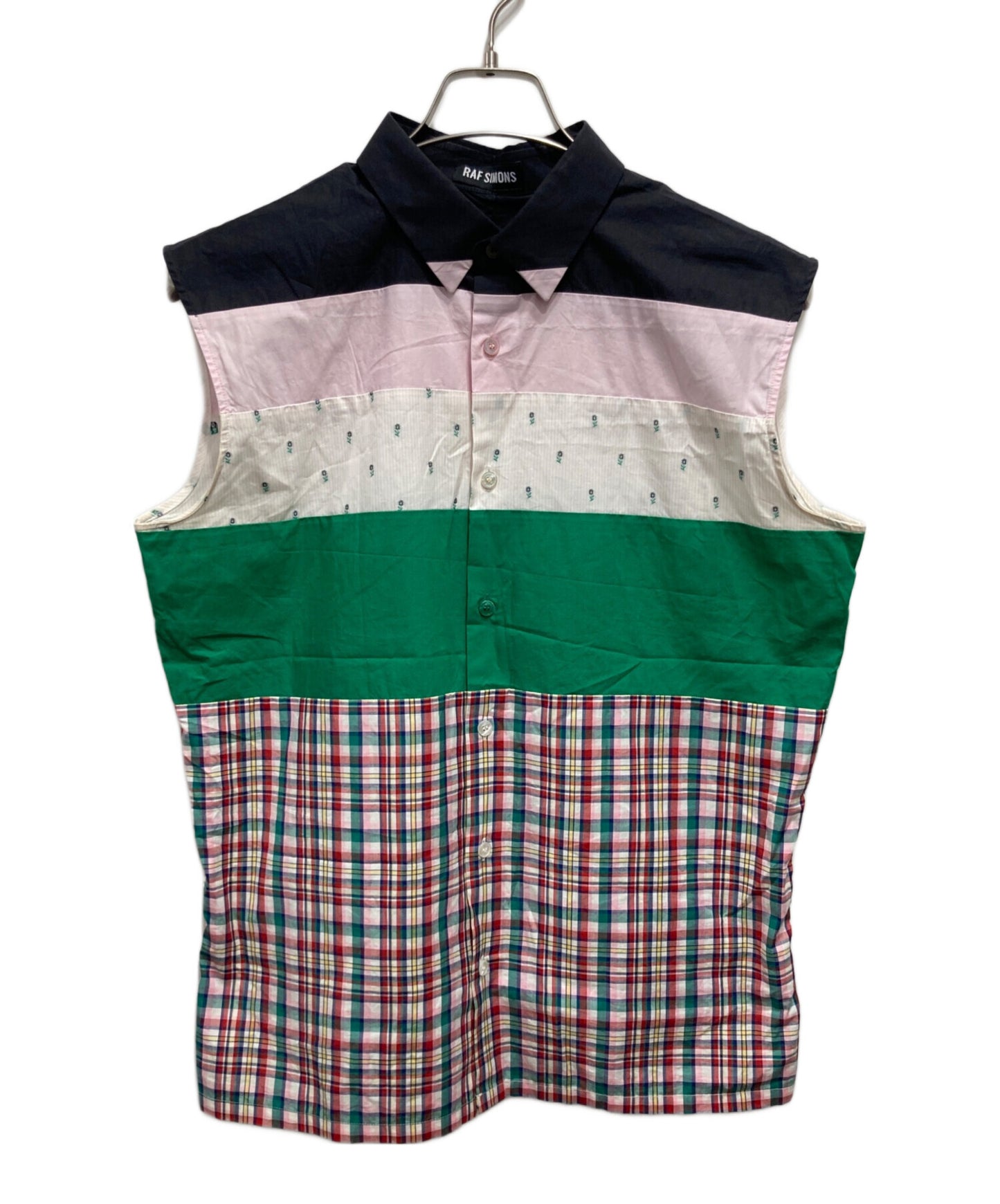 [Pre-owned] RAF SIMONS Crazy Pattern Sleeveless Shirt