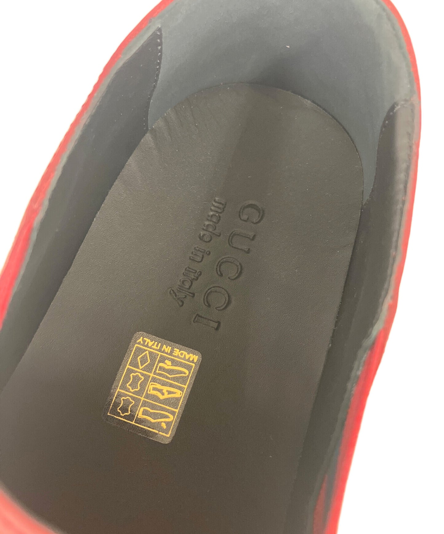 [Pre-owned] GUCCI Leather slip-on 466872