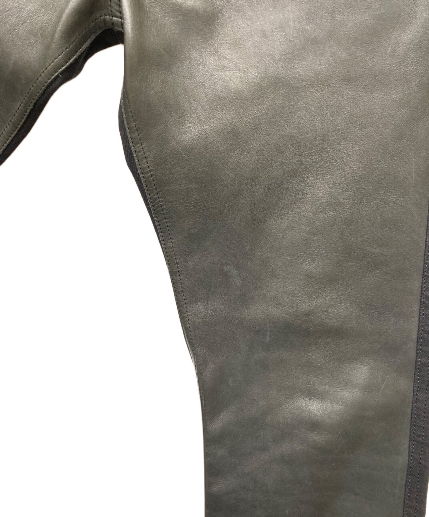 [Pre-owned] eYe COMME des GARCONS JUNYAWATANABE MAN horseleather pants WO-P901/AD2014