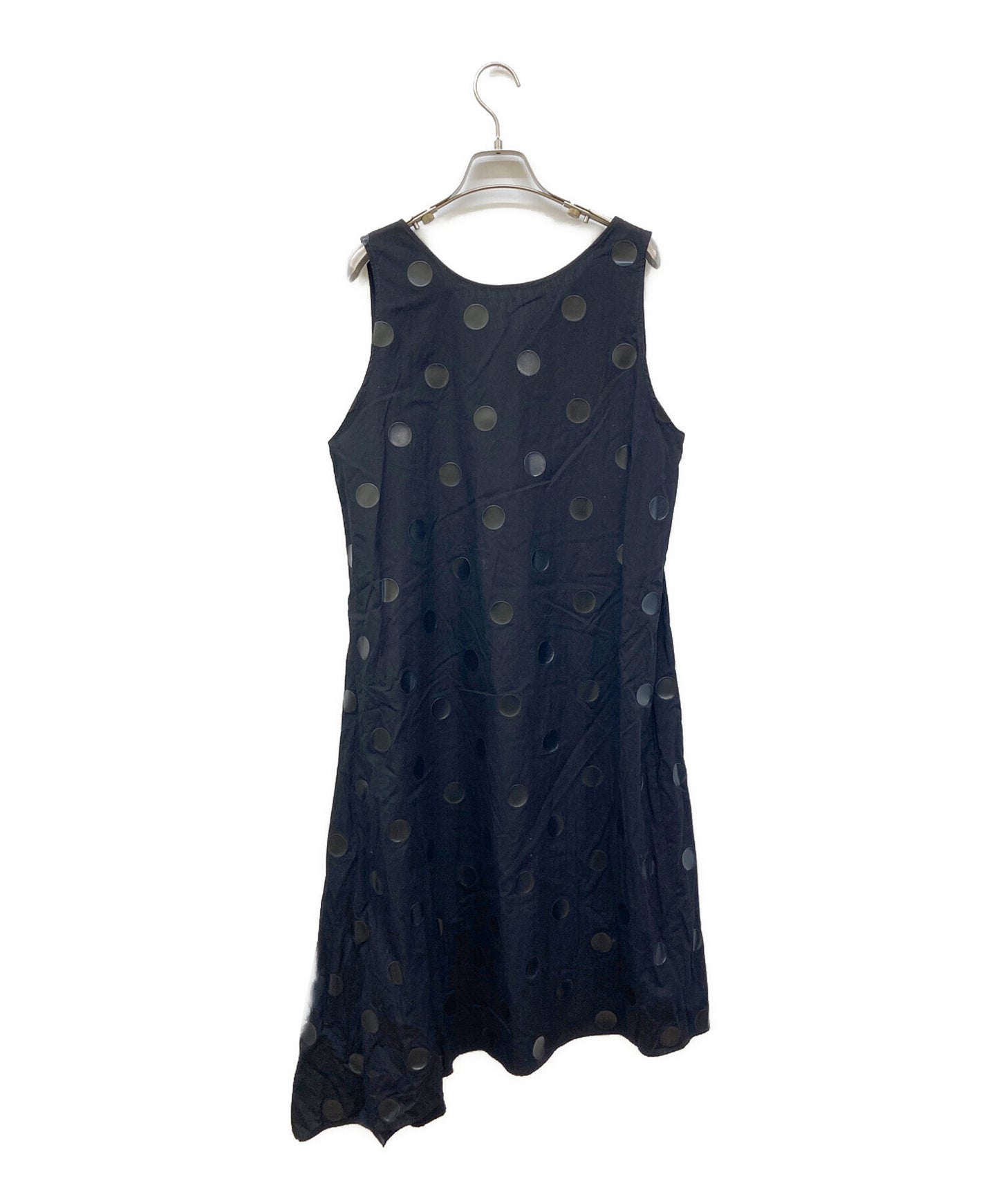 [Pre-owned] Y's Dotted Asymmetrical Dress YH-D14-007
