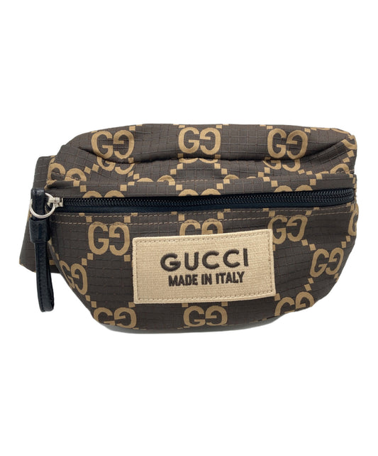 [Pre-owned] GUCCI GG Recycled Polyester Large Belt Bag 767934