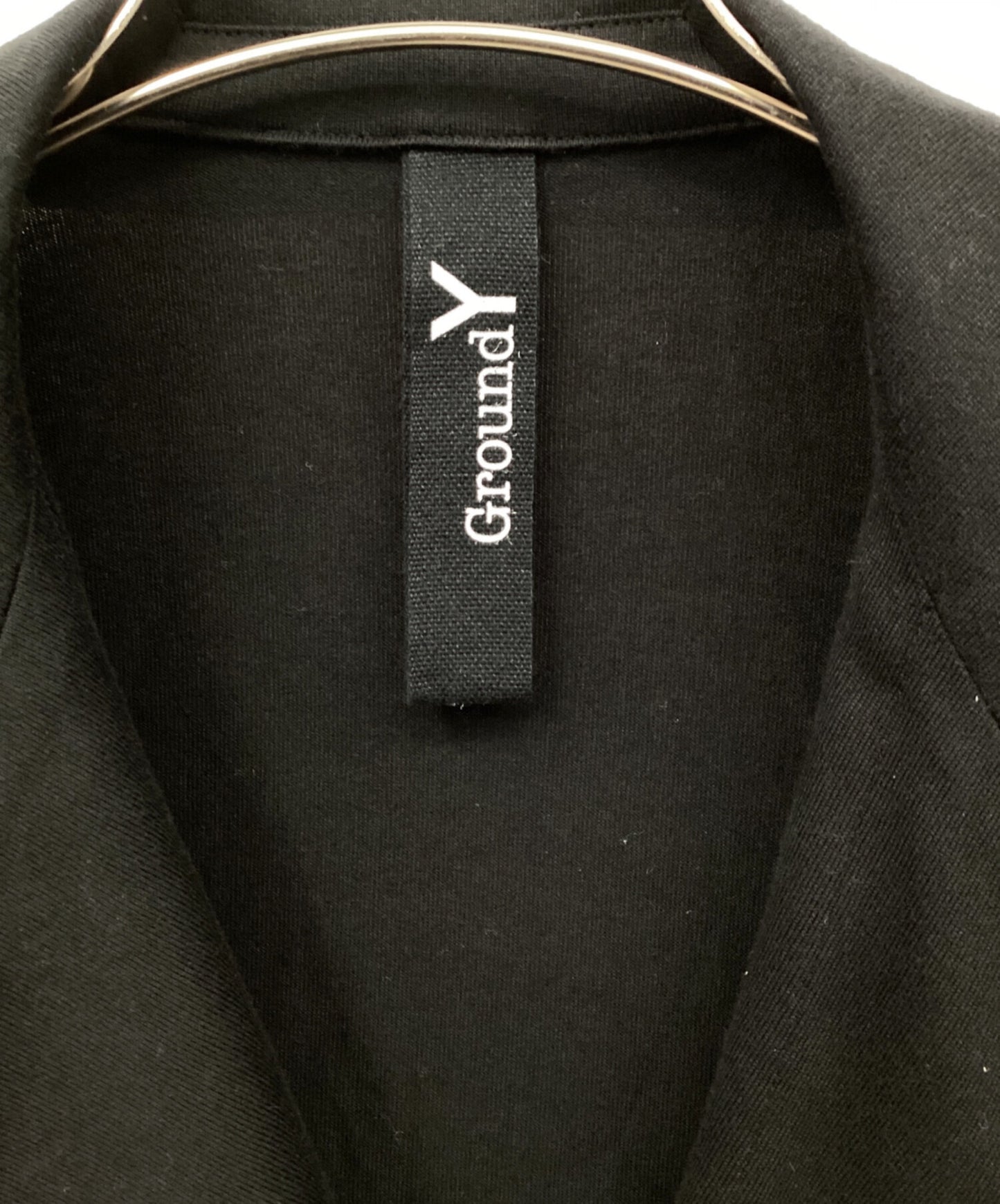 [Pre-owned] GROUND Y Asymmetrical Jersey Tailored Jacket GW-J01-011