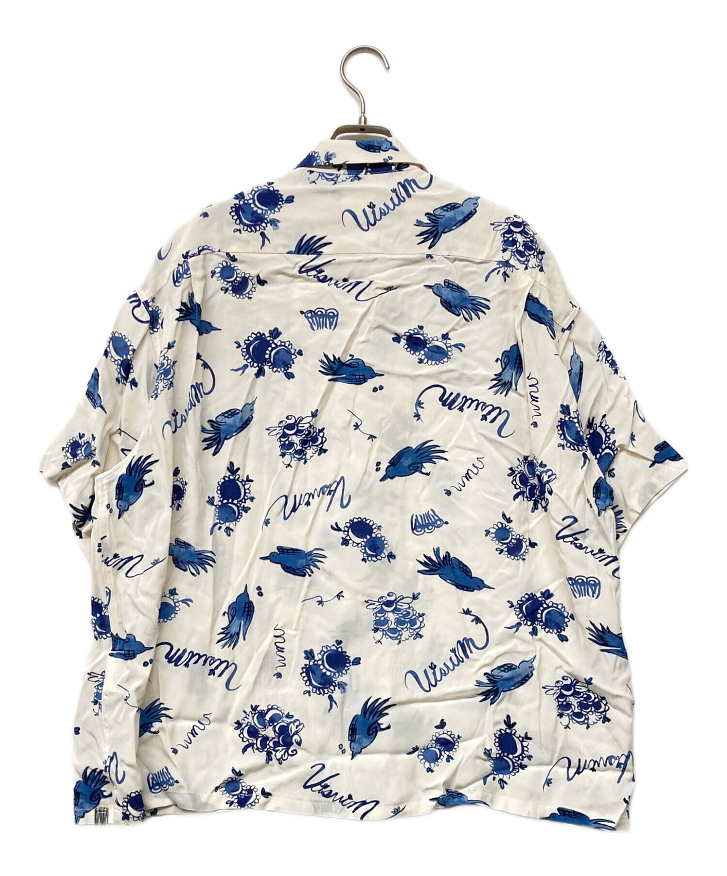 [Pre-owned] VISVIM WALLIS SHIRT S/S SUNNYBIRD / short sleeve / open collar shirt / open collar shirt / rayon shirt / full pattern / oversized / high-twisted rayon crepe / MADE IN JAPAN / made in Japan 0122105011017