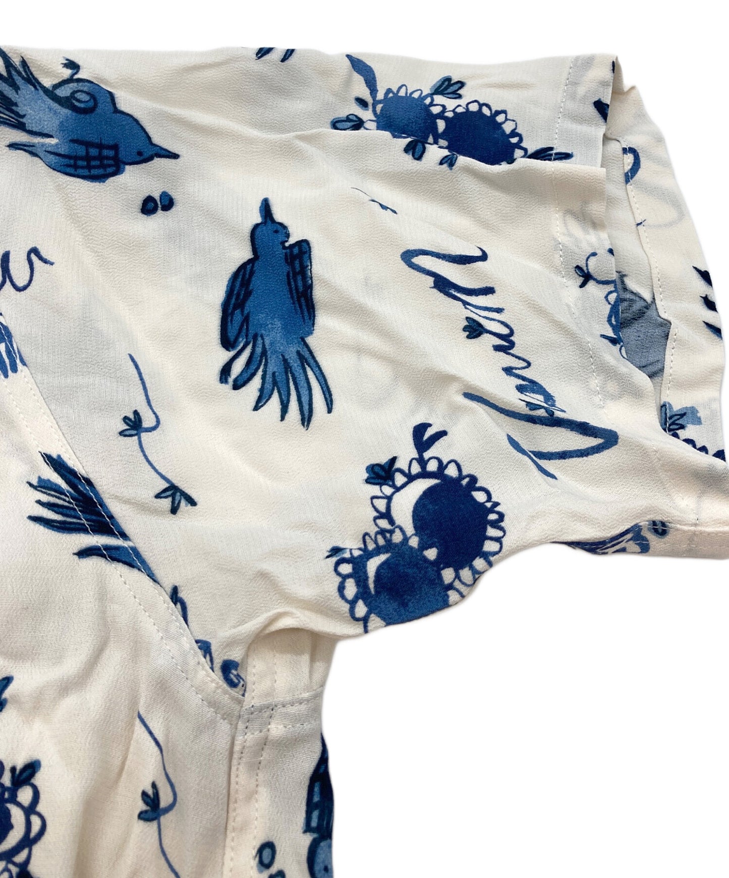 [Pre-owned] VISVIM WALLIS SHIRT S/S SUNNYBIRD / short sleeve / open collar shirt / open collar shirt / rayon shirt / full pattern / oversized / high-twisted rayon crepe / MADE IN JAPAN / made in Japan 0122105011017