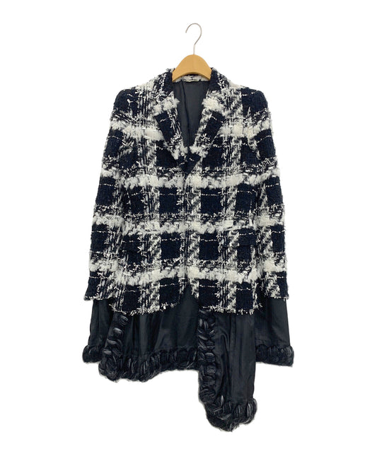 [Pre-owned] COMME des GARCONS HOMME PLUS Asymmetrical Tweed Jacket PH-J039