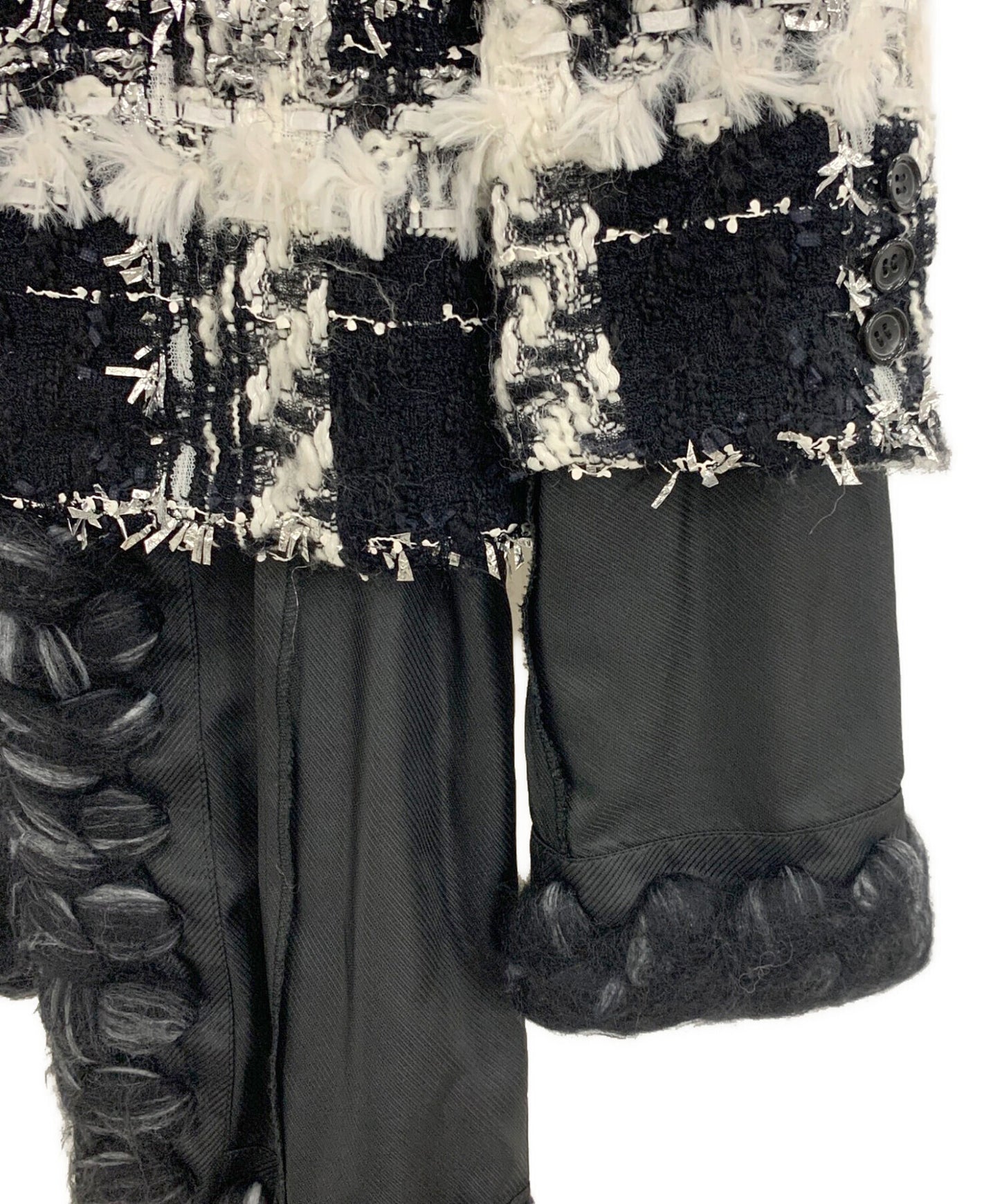 [Pre-owned] COMME des GARCONS HOMME PLUS Asymmetrical Tweed Jacket PH-J039