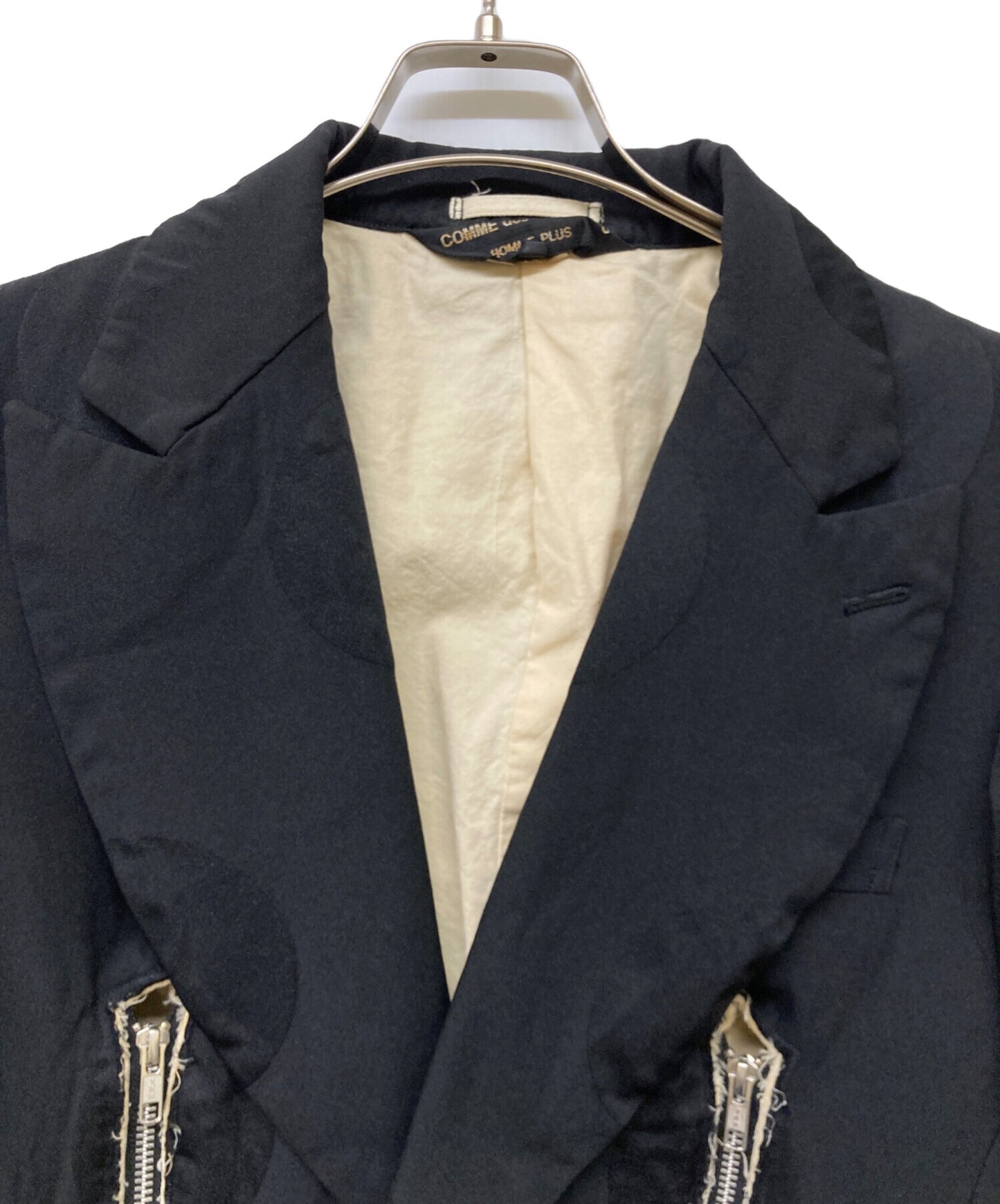 [Pre-owned] COMME des GARCONS HOMME PLUS Poly Shrink Zip Design Jacket PN-J067