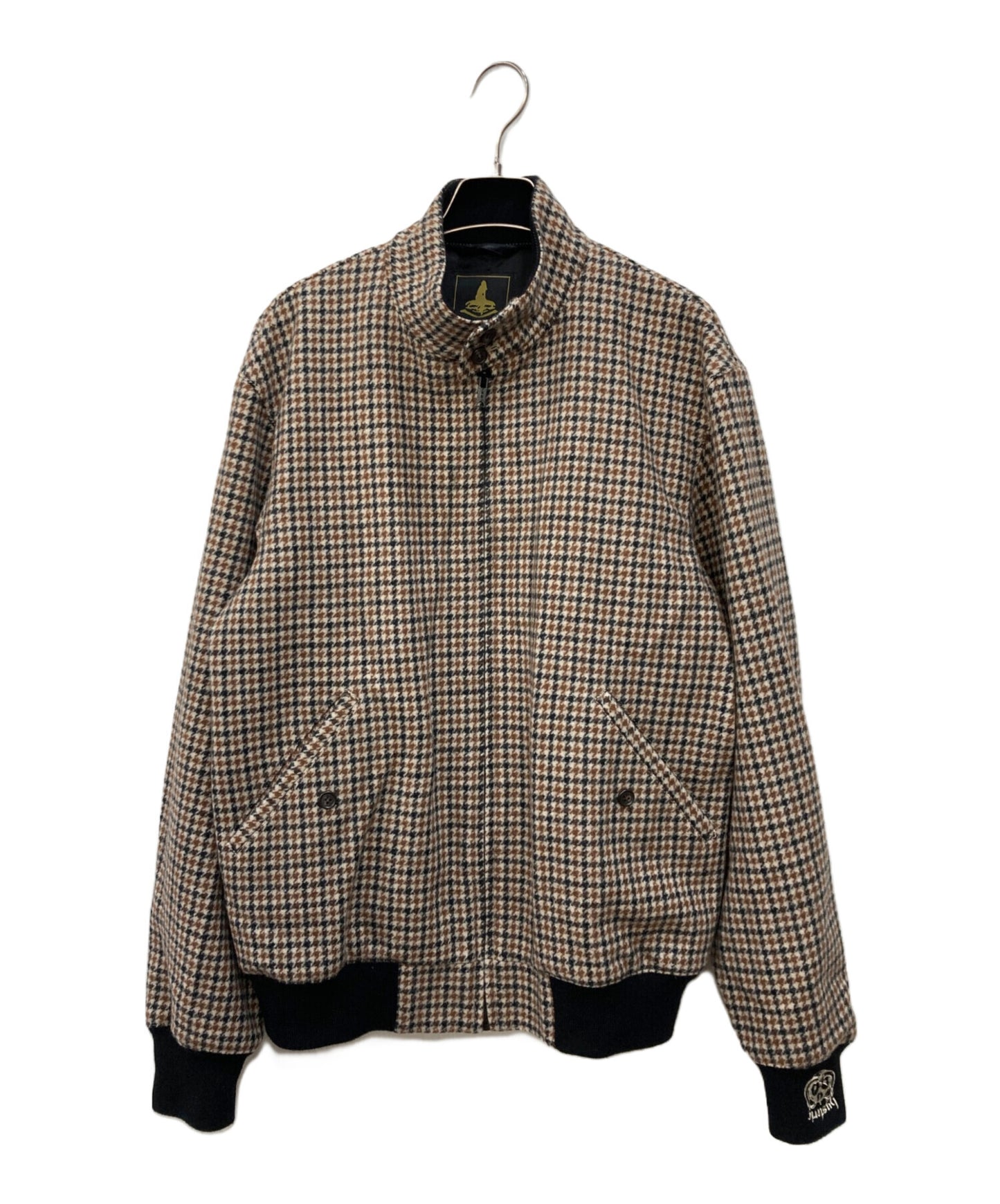 [Pre-owned] Hysteric Glamour Wool Staggered Pattern Blouson 02183AB12