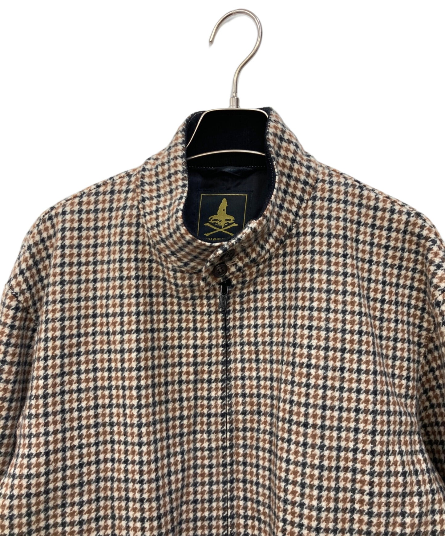 [Pre-owned] Hysteric Glamour Wool Staggered Pattern Blouson 02183AB12