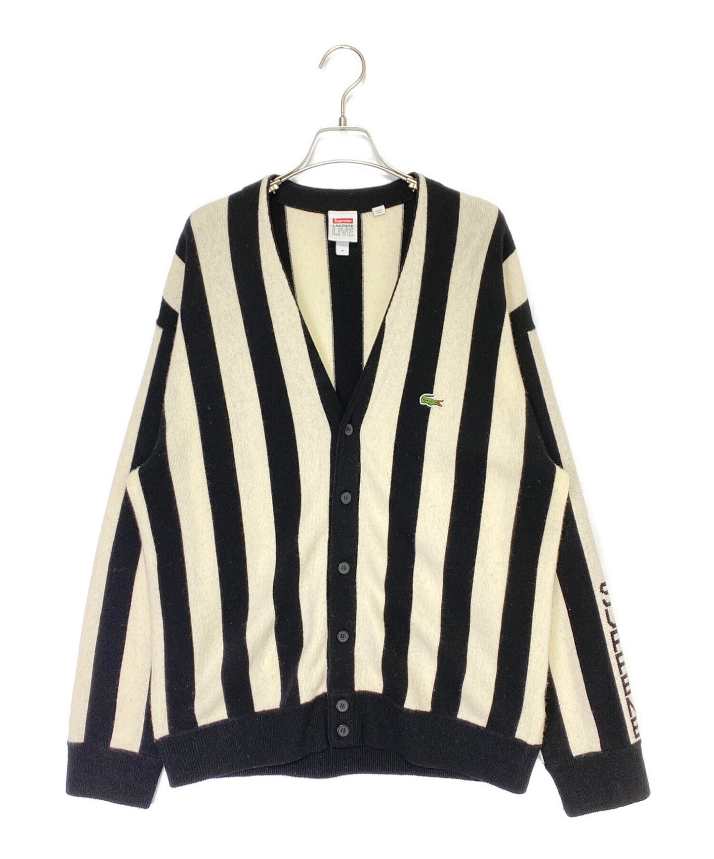 [Pre-owned] SUPREME Stripe Cardigan