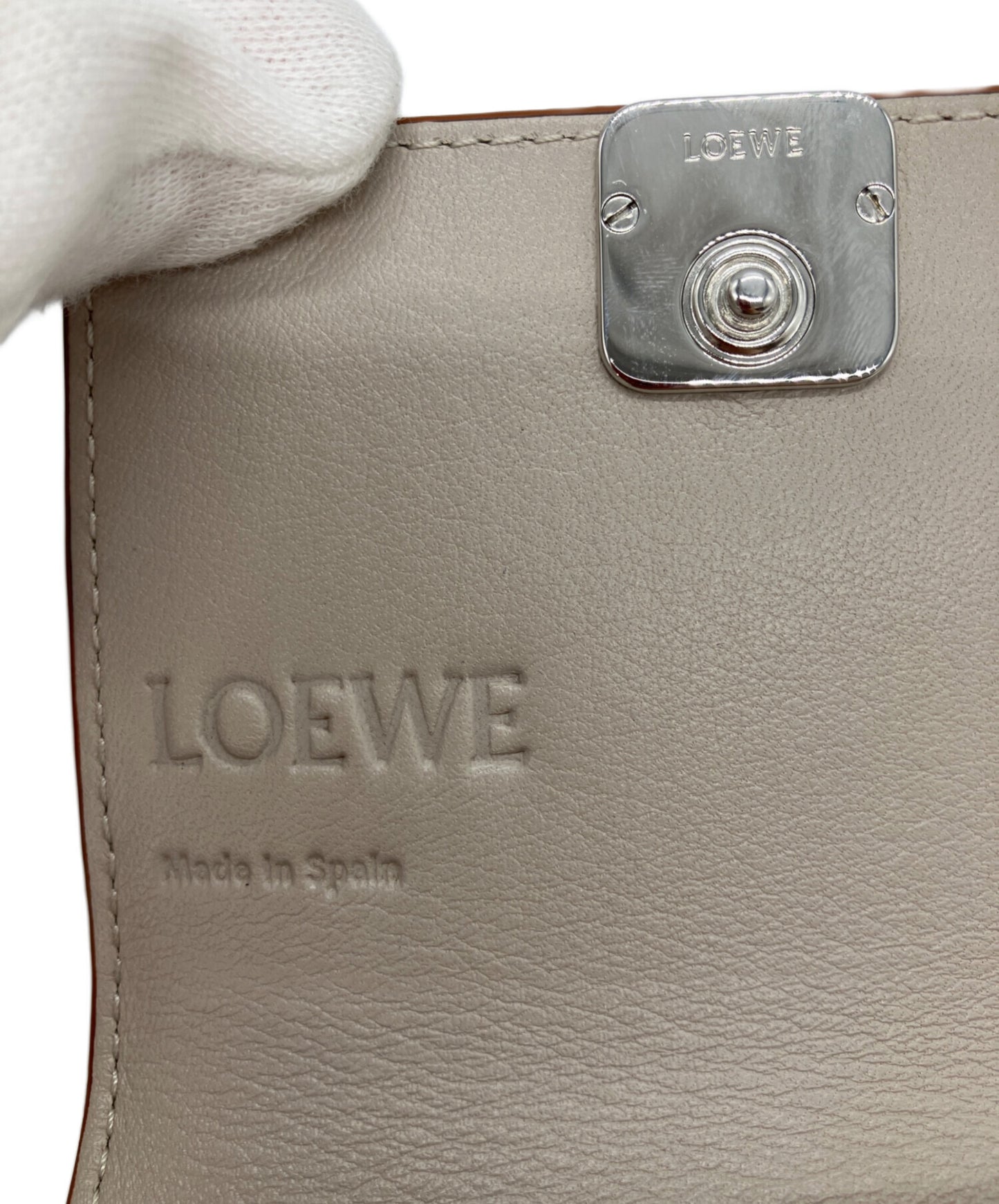 [Pre-owned] LOEWE Anagram Square Coin Card Holder C821Z94X02 C821Z94X02