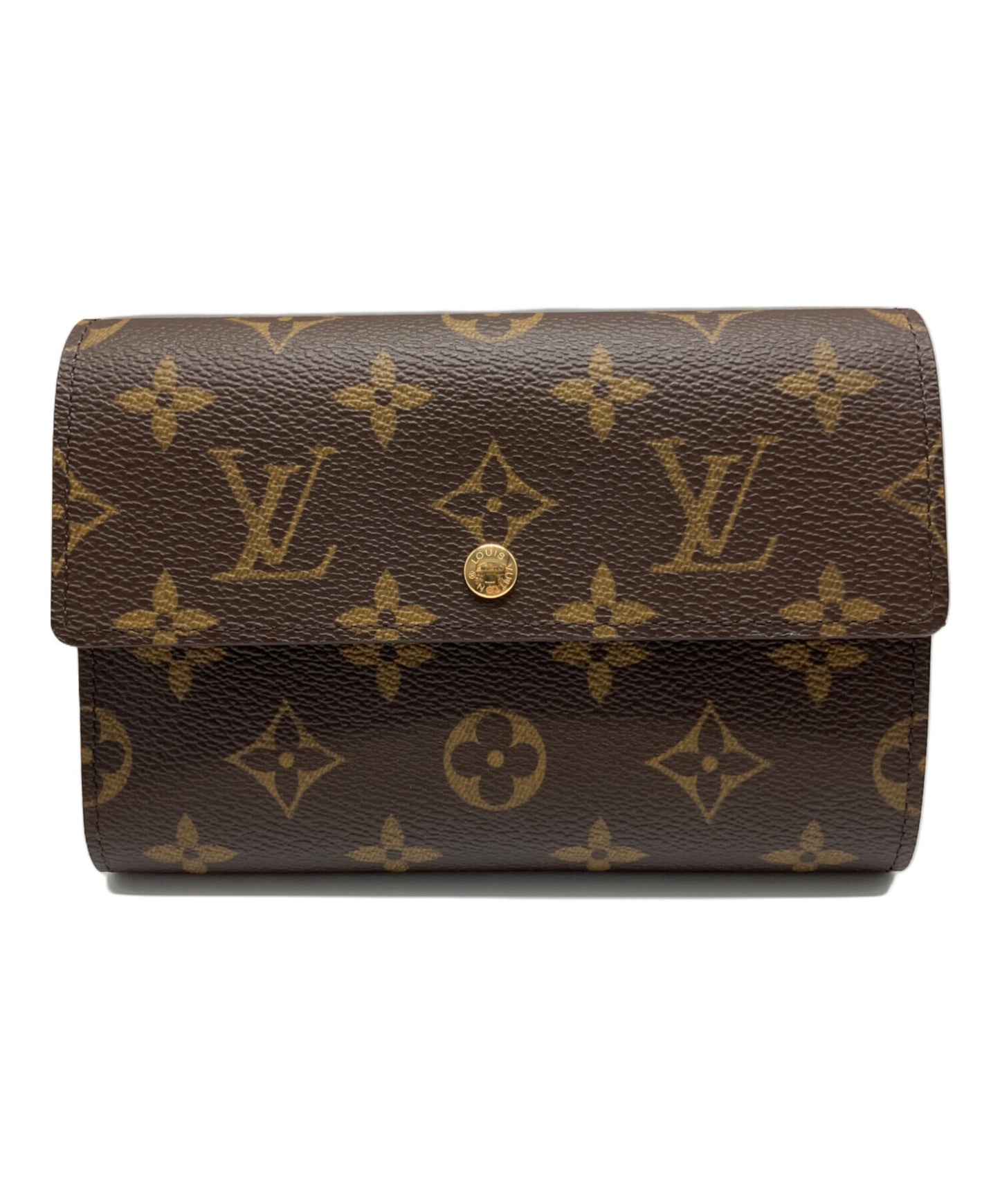 [Pre-owned] LOUIS VUITTON Monogram Porte-Tresor Ettui Papier M61202