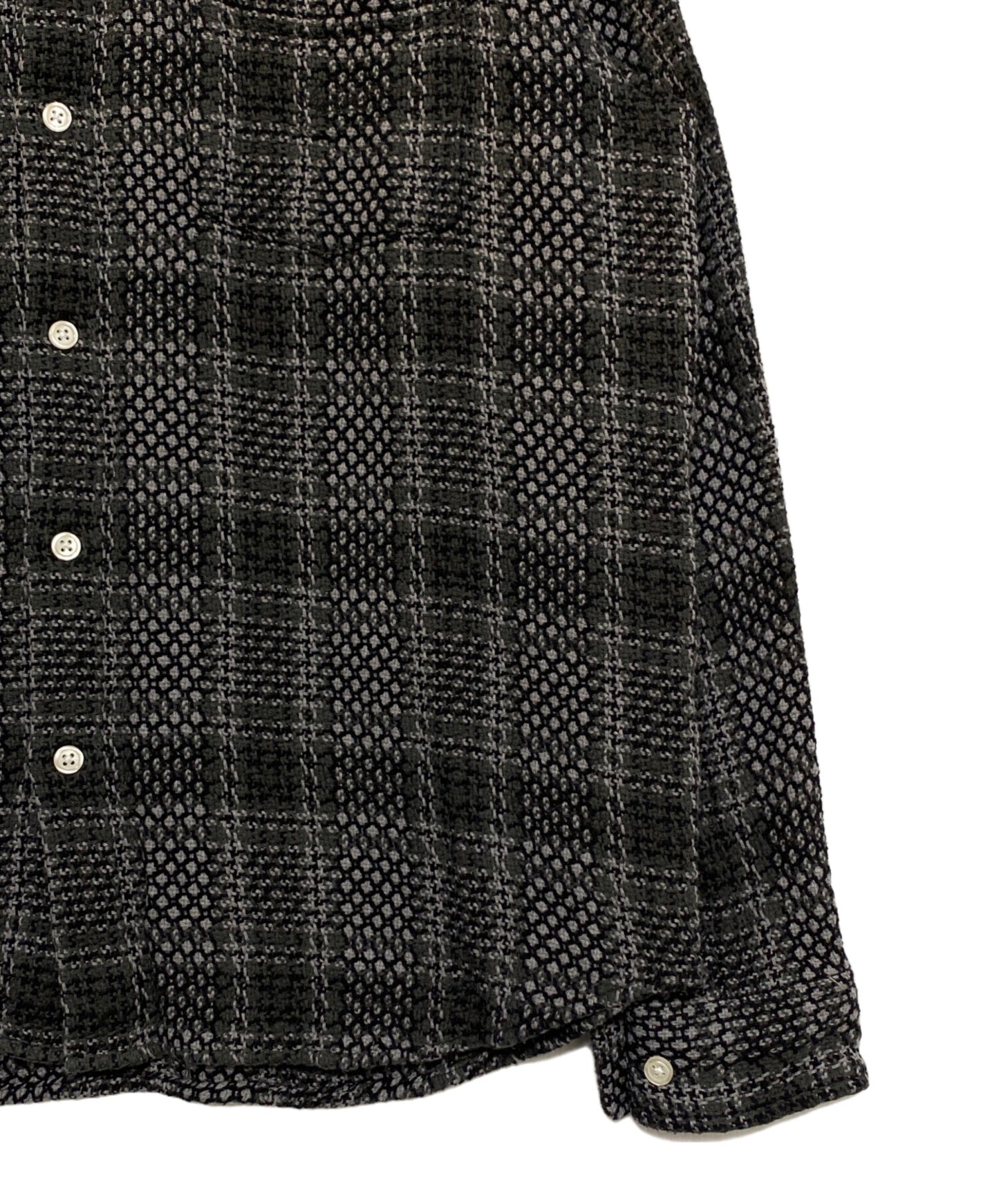 [Pre-owned] SUPREME Basket Weave Plaid Shirt