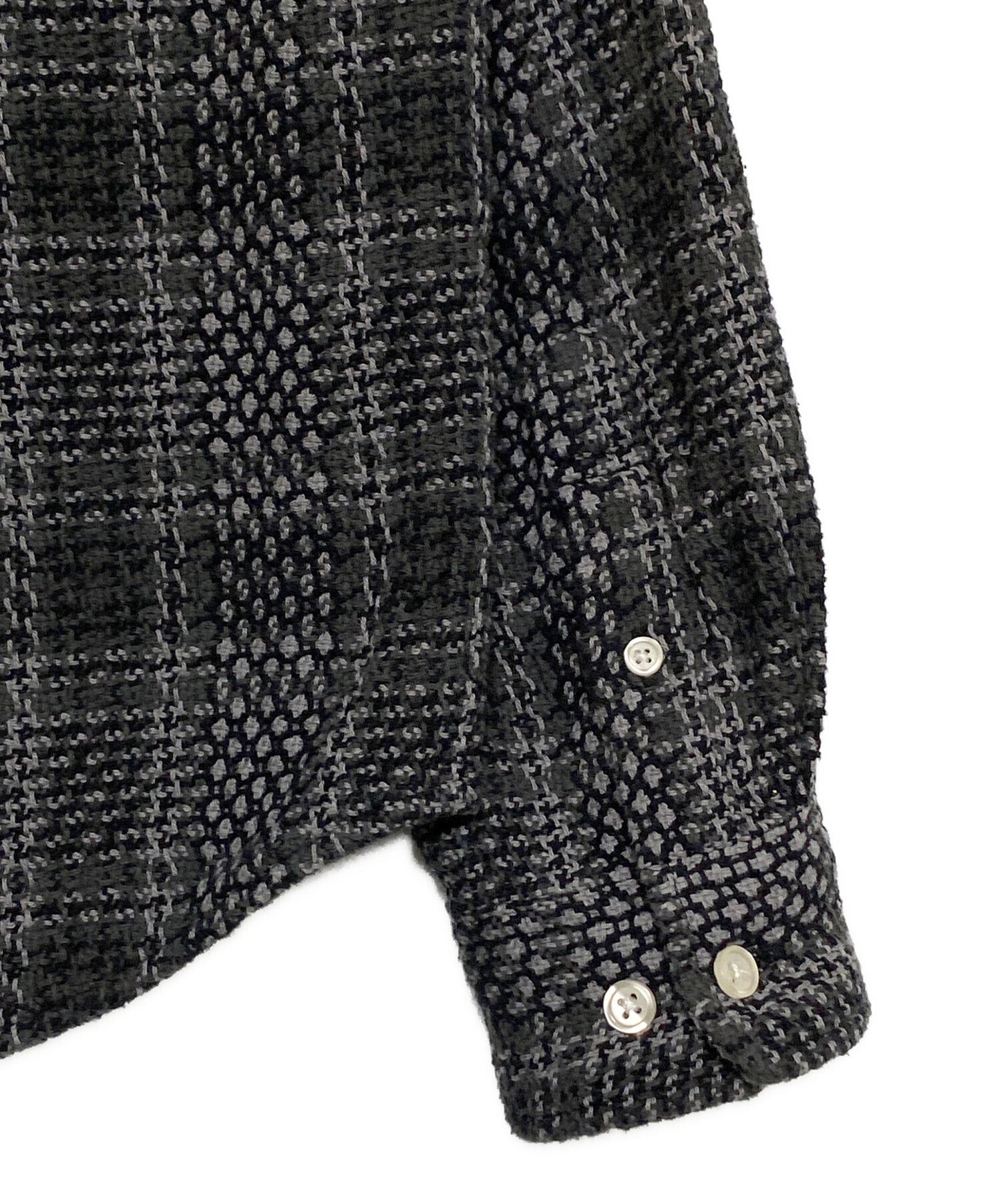 [Pre-owned] SUPREME Basket Weave Plaid Shirt