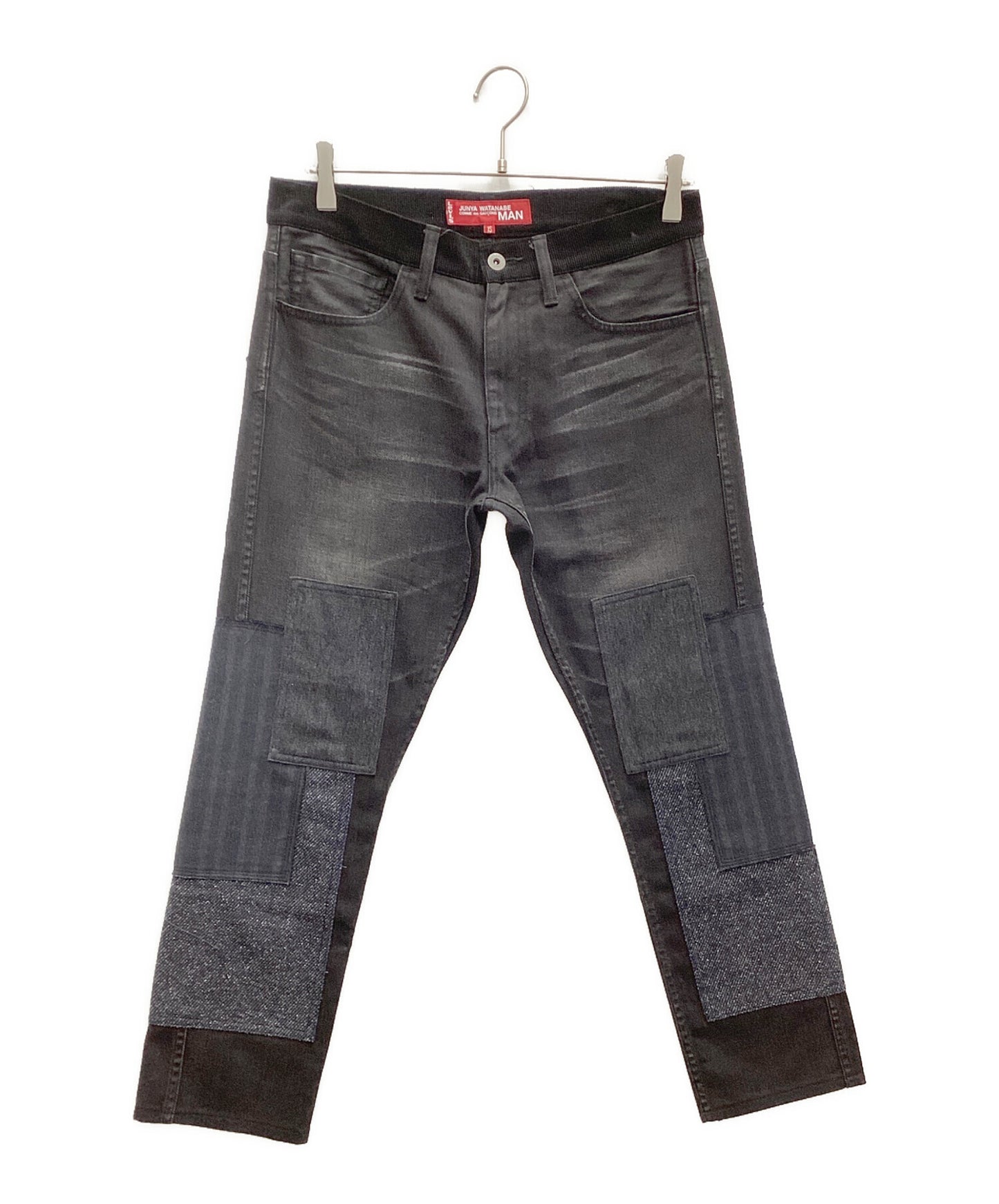 [Pre-owned] COMME des GARCONS JUNYA WATANABE MAN Patchwork denim pants made of different materials WL-P207