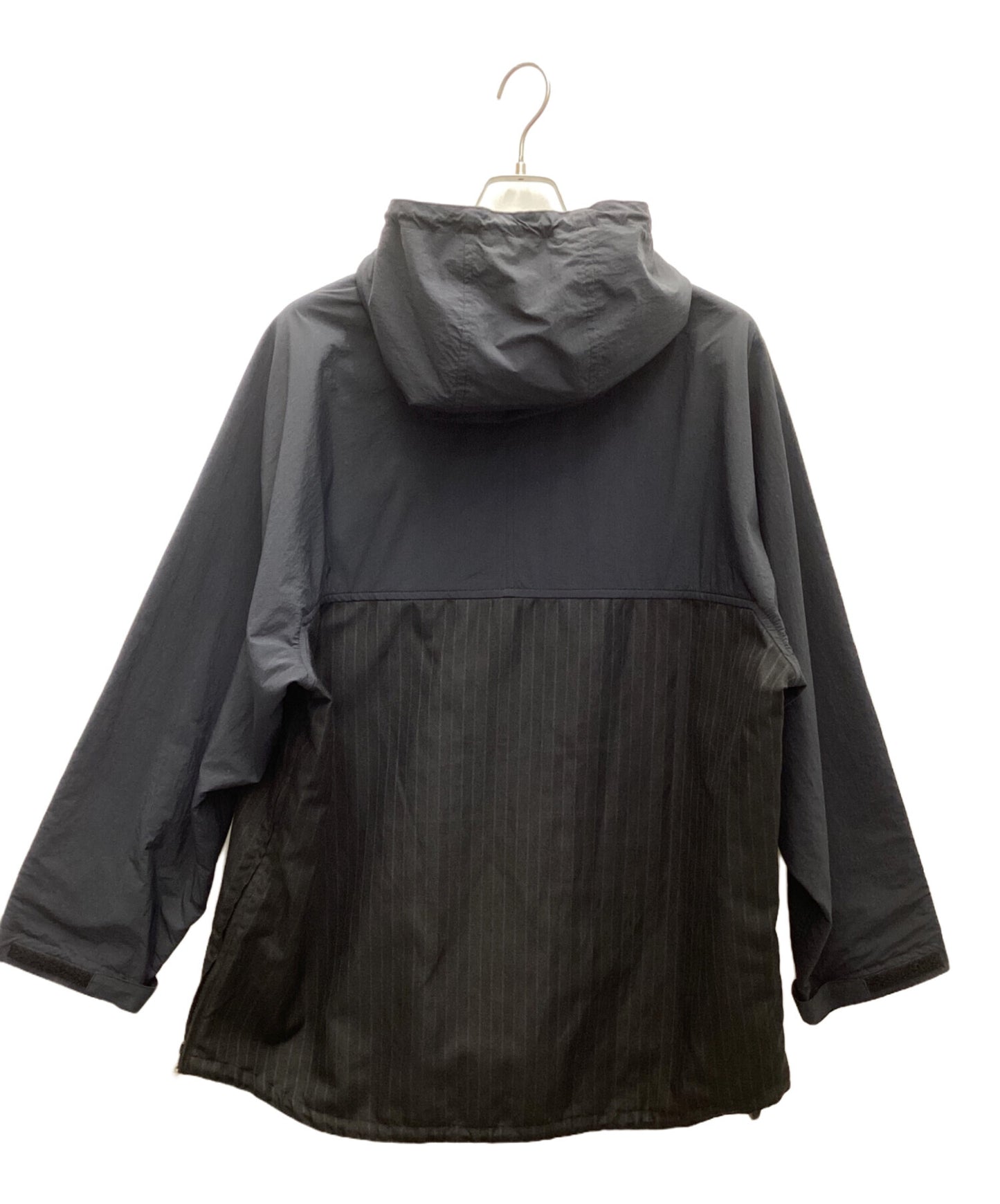 [Pre-owned] COMME des GARCONS HOMME Ester Ramie Herringbone and Nylon Asser Anorak Parka HM-J004