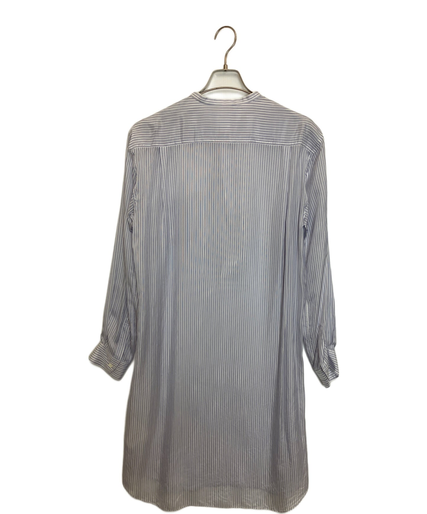 [Pre-owned] COMME des GARCONS SHIRT No collar pullover stripe shirt S27048