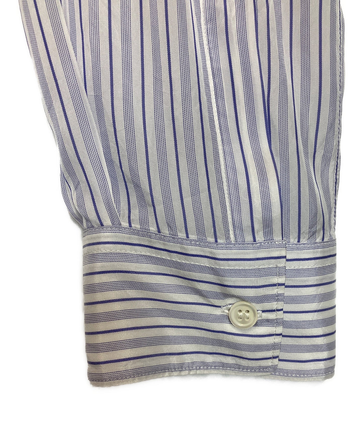 [Pre-owned] COMME des GARCONS SHIRT No collar pullover stripe shirt S27048