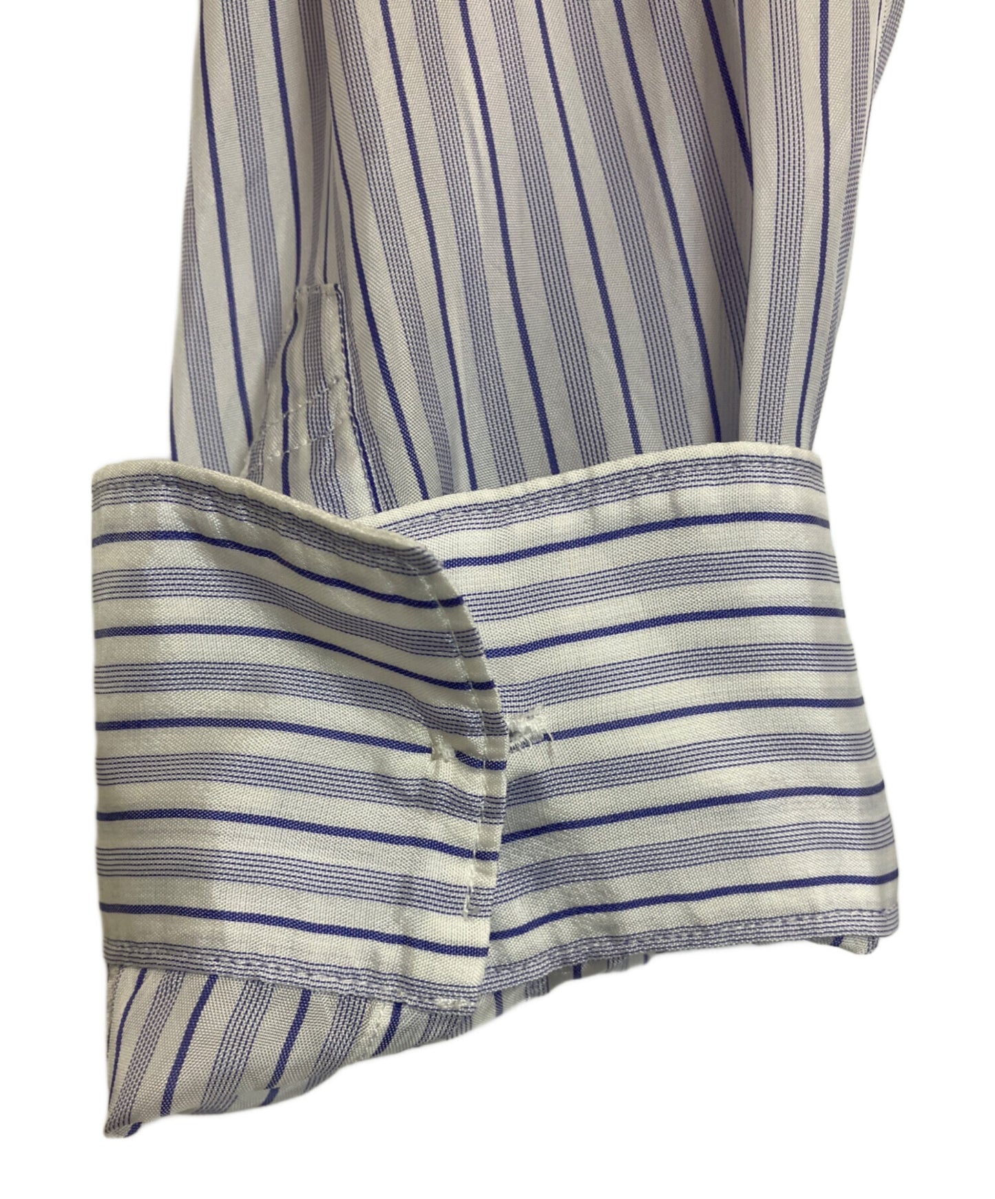 [Pre-owned] COMME des GARCONS SHIRT No collar pullover stripe shirt S27048