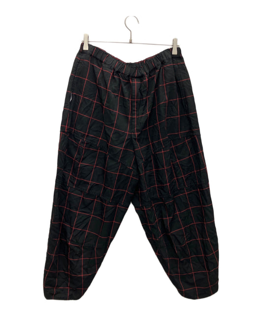 [Pre-owned] BLACK COMME des GARCONS loose-fitting pants with an elastic or drawcord waist 1L-P001/AD2023