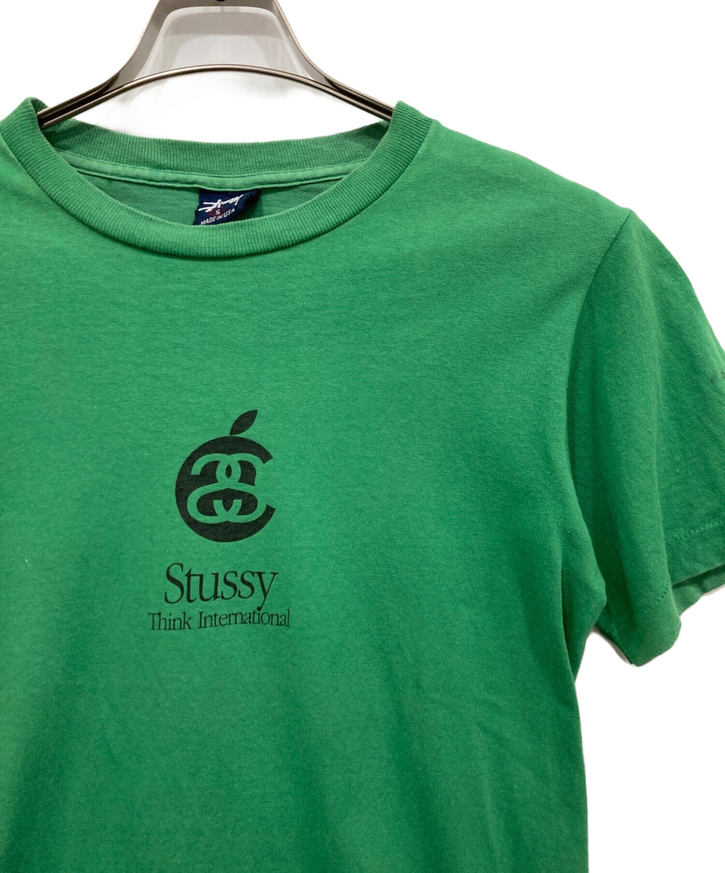 [Pre-owned] stussy Apple Logo T-Shirt