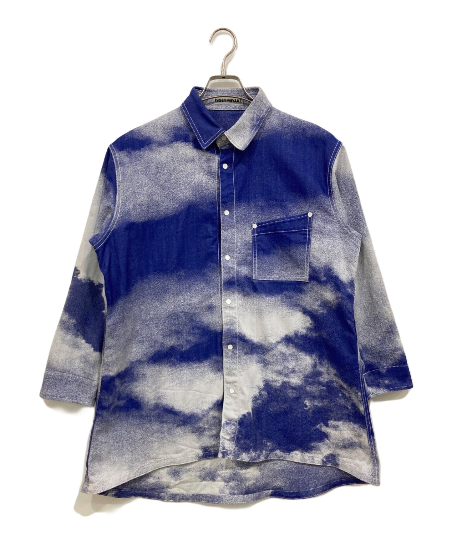 [Pre-owned] ISSEY MIYAKE Cloud Jacquard shirt IM51FJ009