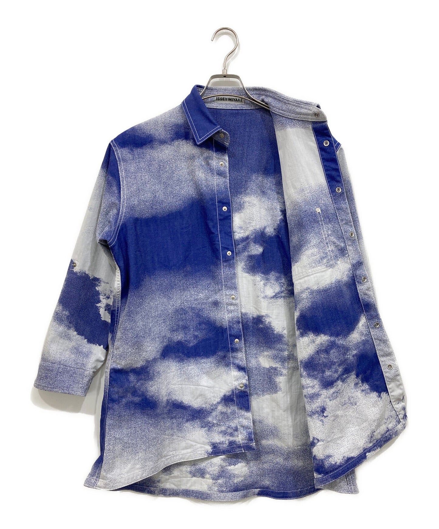 [Pre-owned] ISSEY MIYAKE Cloud Jacquard shirt IM51FJ009