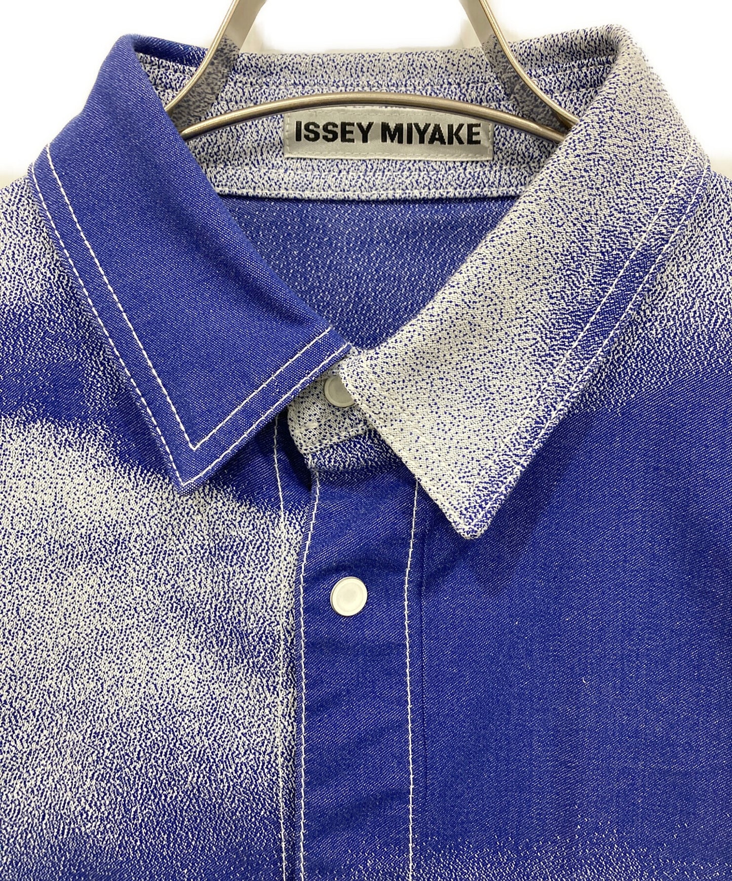 [Pre-owned] ISSEY MIYAKE Cloud Jacquard shirt IM51FJ009