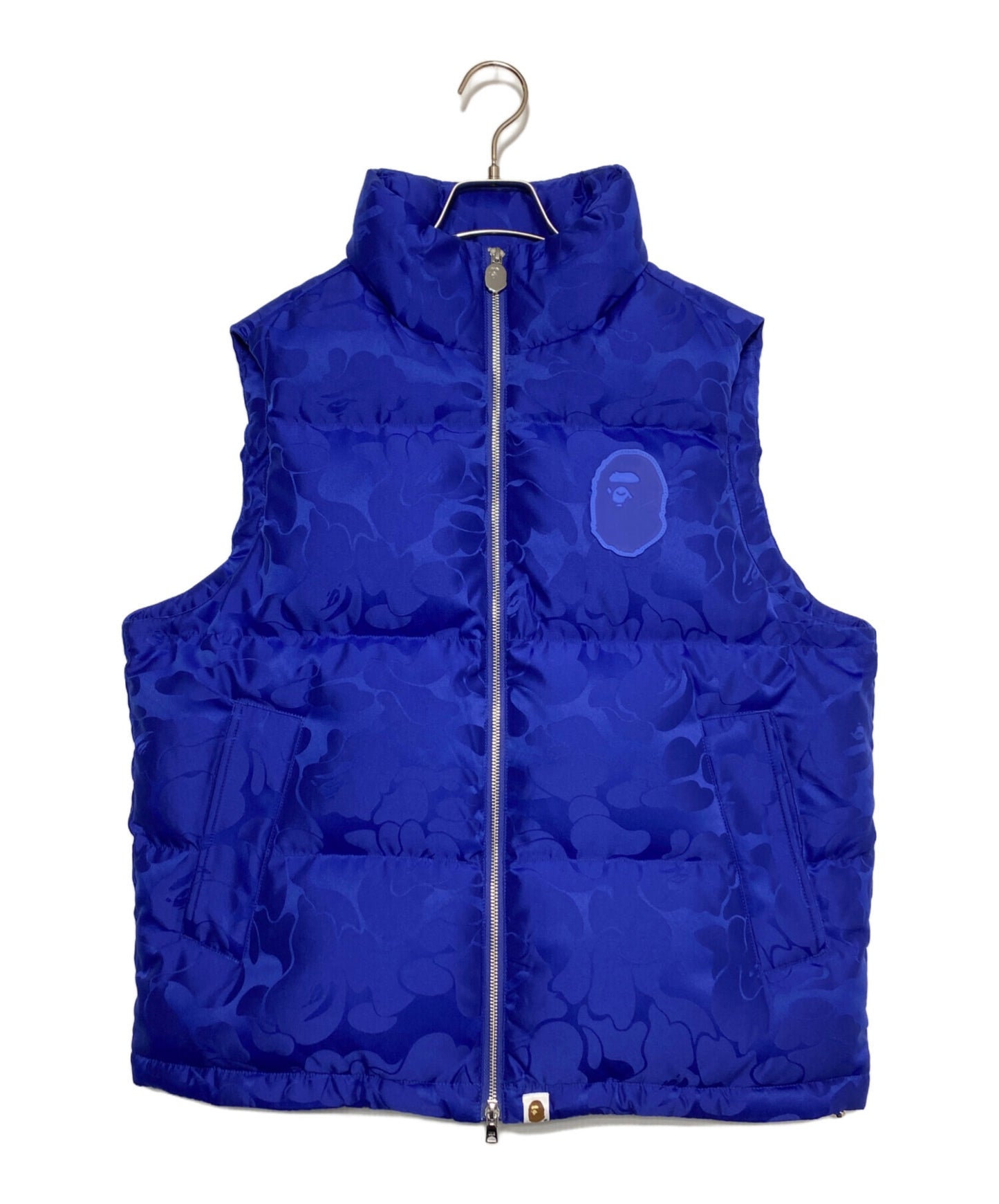 [Pre-owned] A BATHING APE TONAL SOLID CAMO PUFFER DOWN VEST 001DNJ801058I