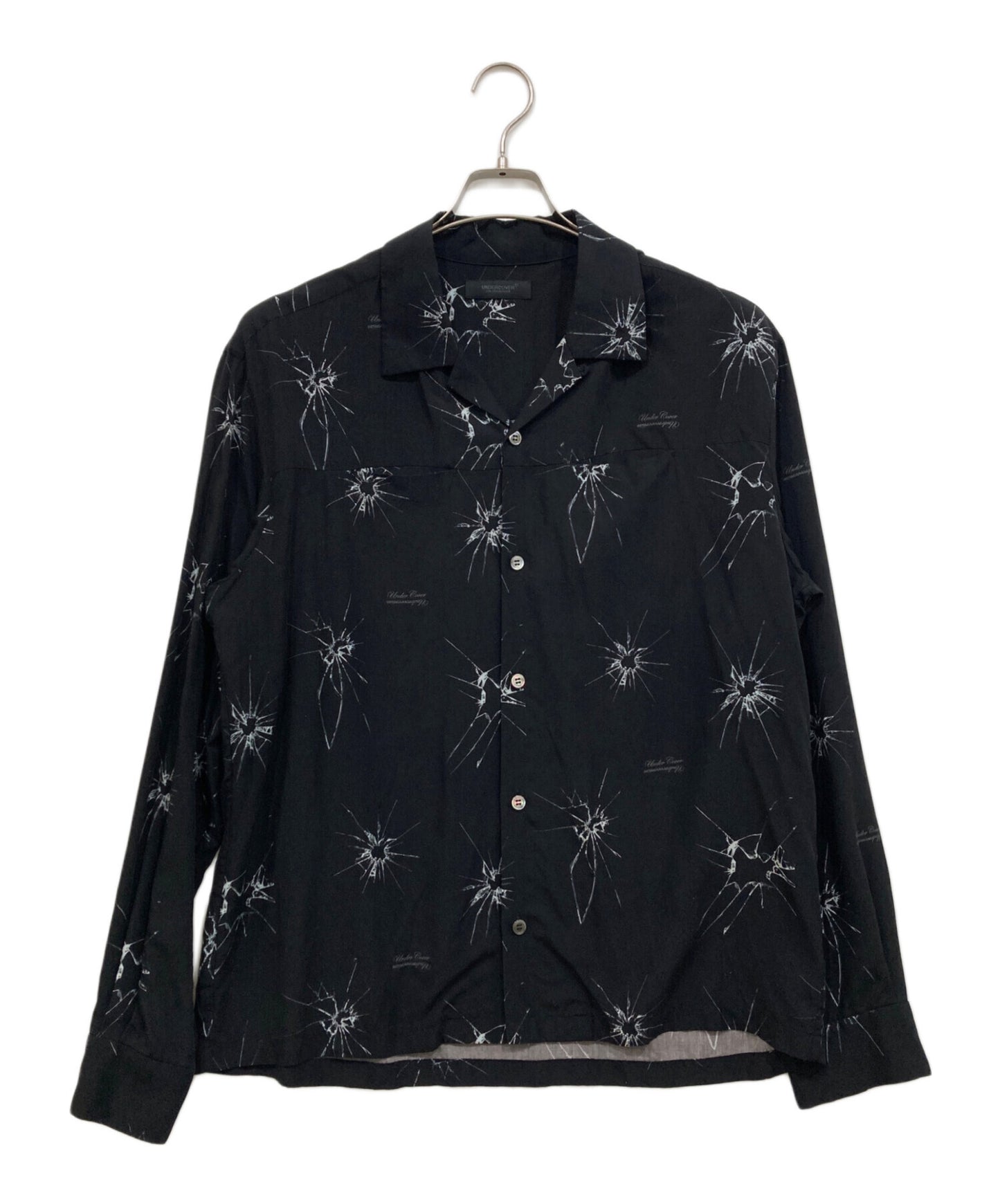 [Pre-owned] UNDERCOVER open collar tencel shirt UCY9401-2