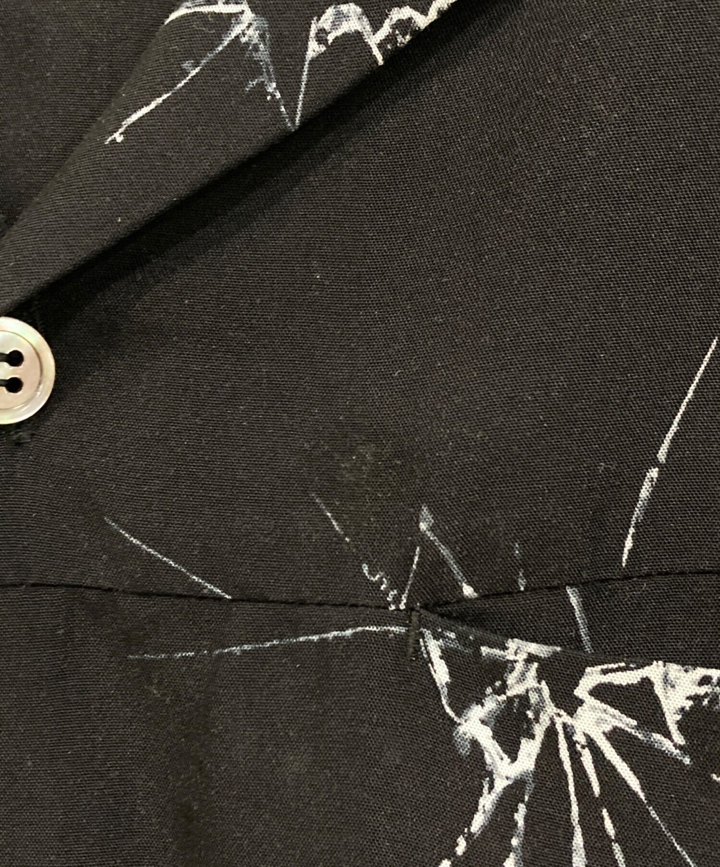 [Pre-owned] UNDERCOVER open collar tencel shirt UCY9401-2