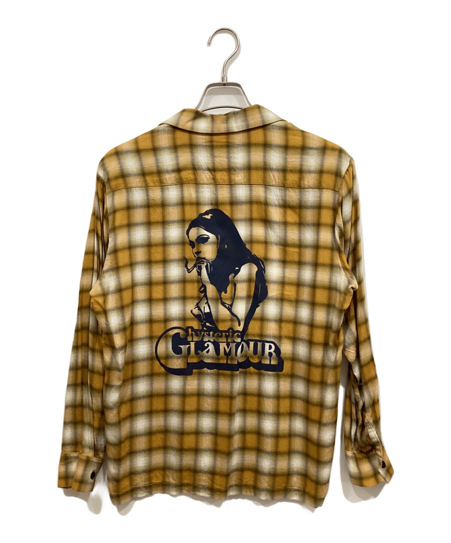 [Pre-owned] Hysteric Glamour SMOKING GIRL open collar shirt 02233AH02