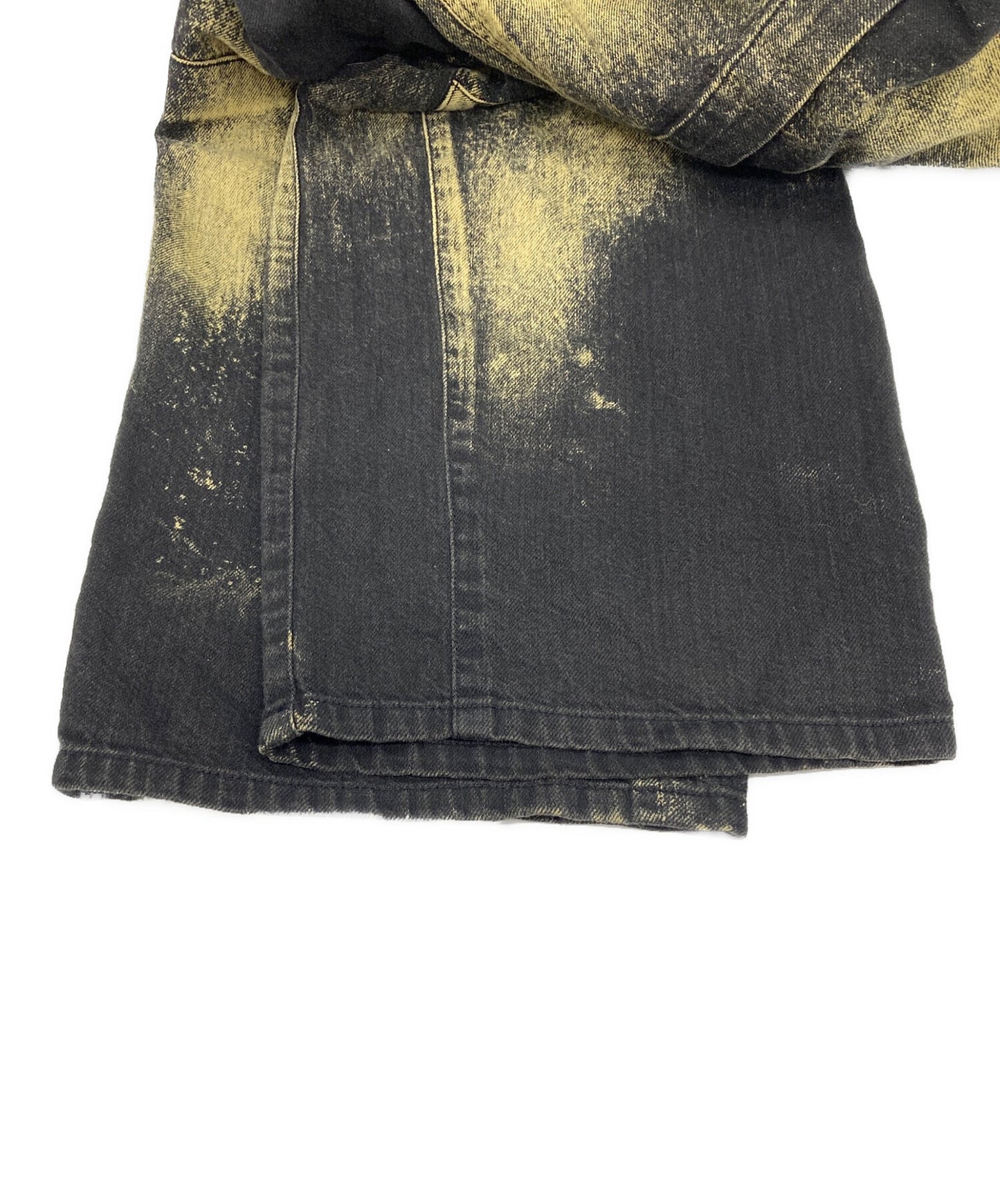 [Pre-owned] Y's WIDE LEG GUSSETED DENIM PANTS/Wide leg gusseted denim/Wide denim pants YZ-P98-010