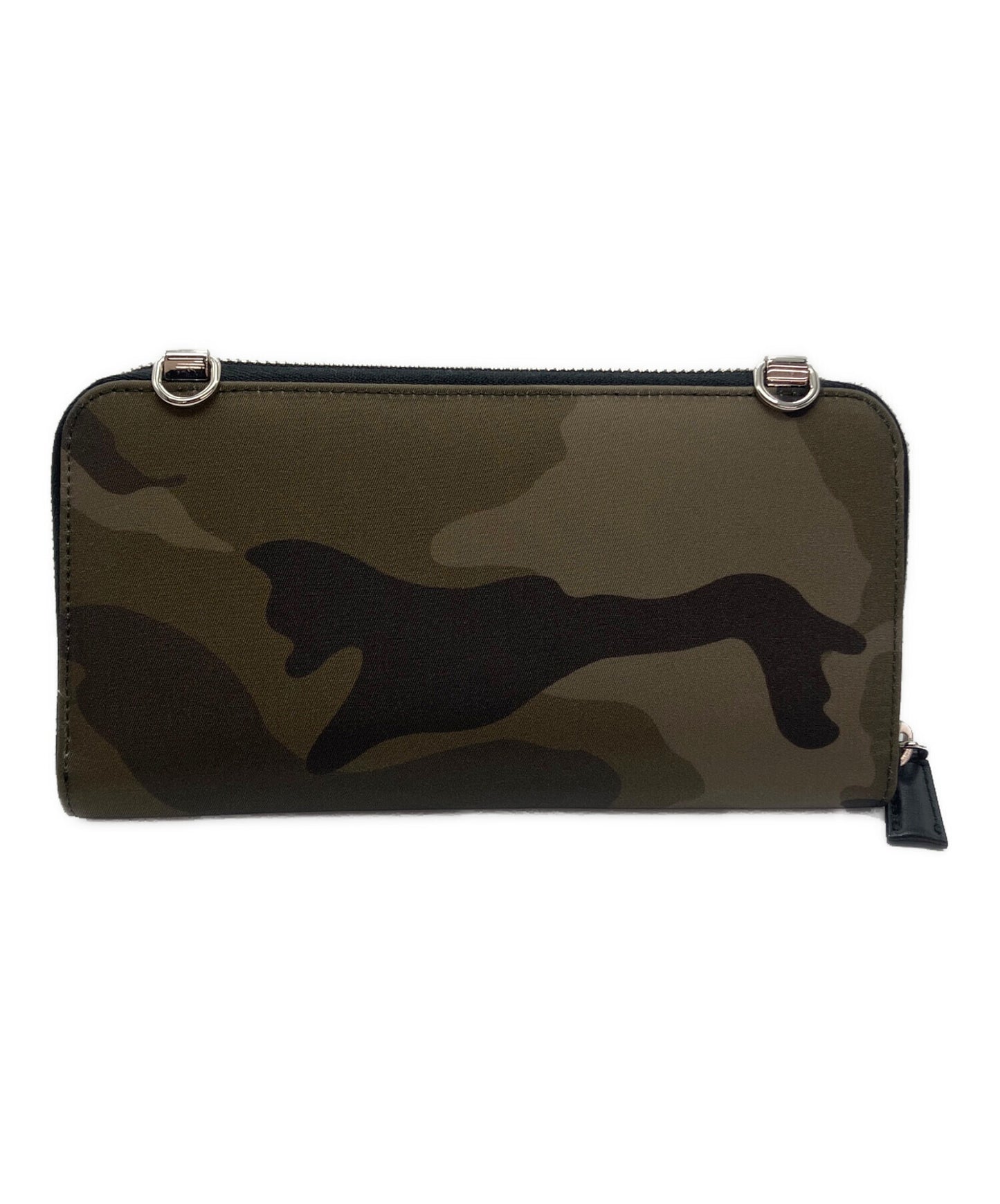 [Pre-owned] PRADA shoulder wallet camo 1MT020