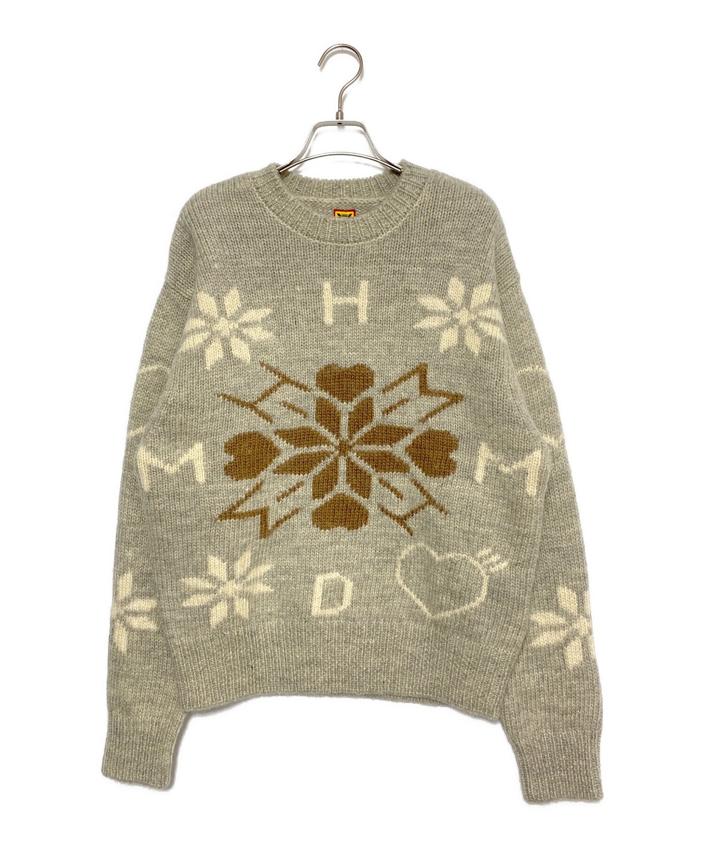 [Pre-owned] HUMAN MADE SNOWFLAKE KNIT SWEATER HM28CS017