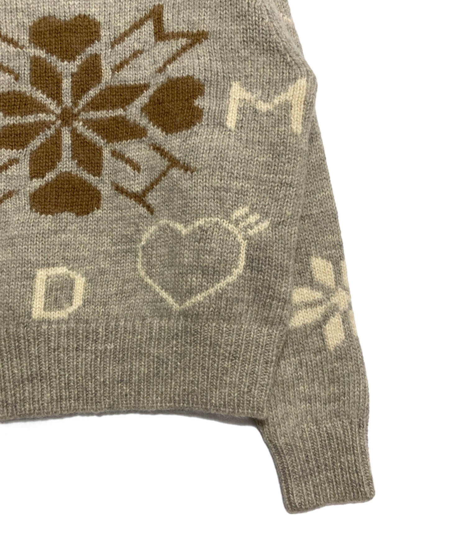 [Pre-owned] HUMAN MADE SNOWFLAKE KNIT SWEATER HM28CS017