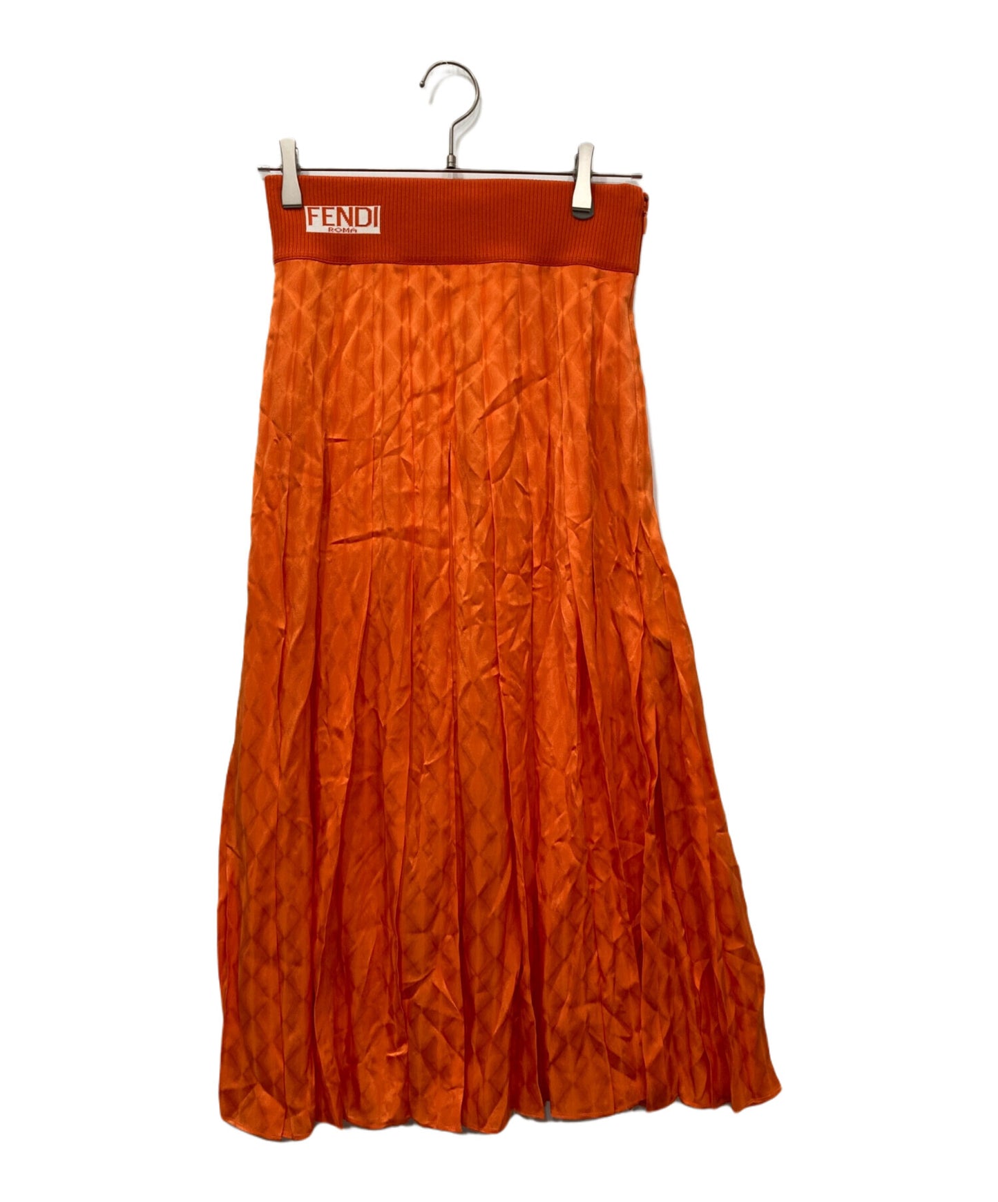 [Pre-owned] FENDI pleated long skirt FQ6695