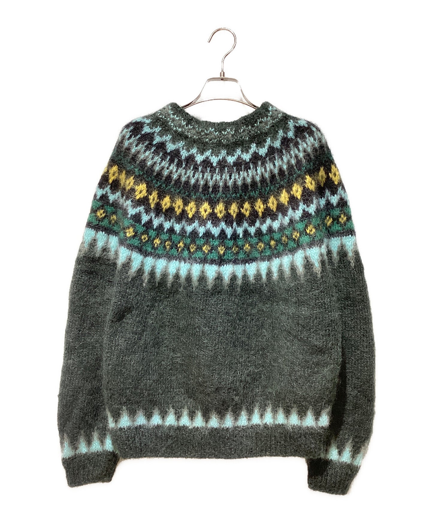 [Pre-owned] LOEWE Mohair-blend crew-neck knit S359Y14KDX