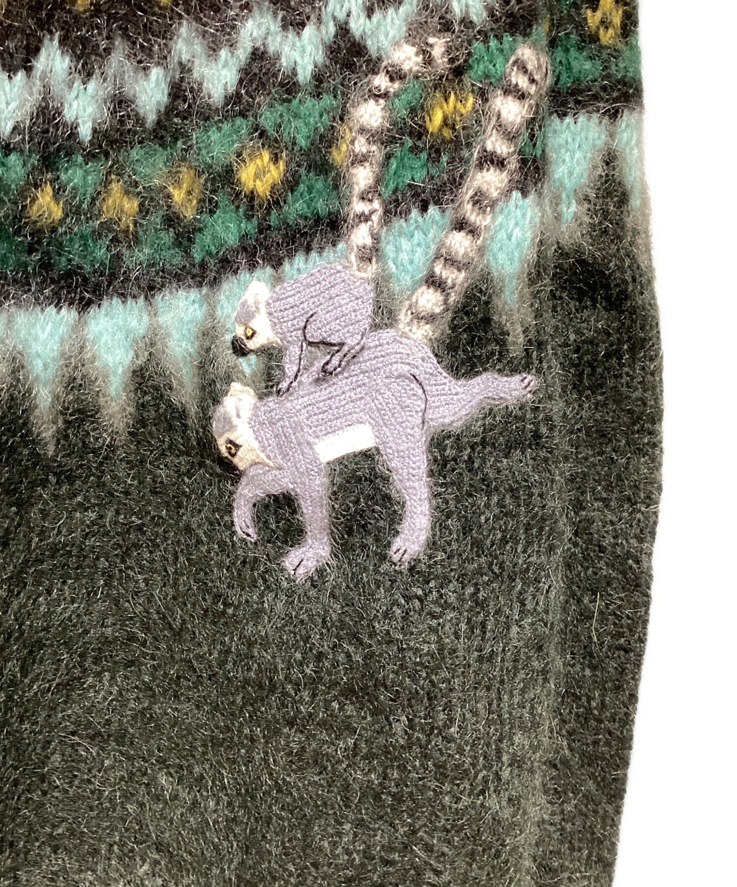 [Pre-owned] LOEWE Mohair-blend crew-neck knit S359Y14KDX