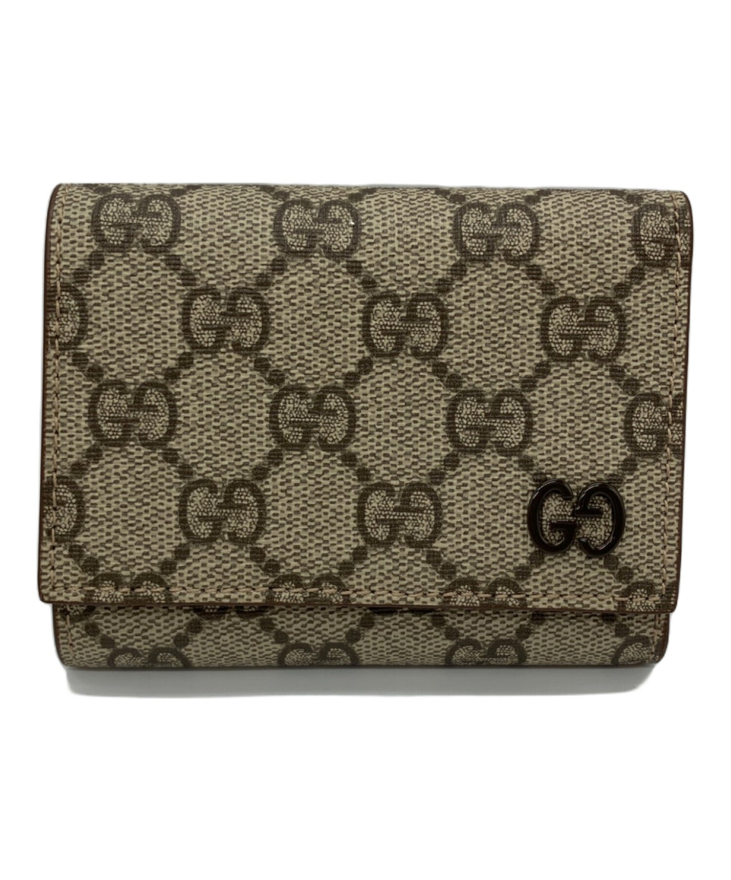 [Pre-owned] GUCCI GG Supreme Tidir Compact Wallet 769225