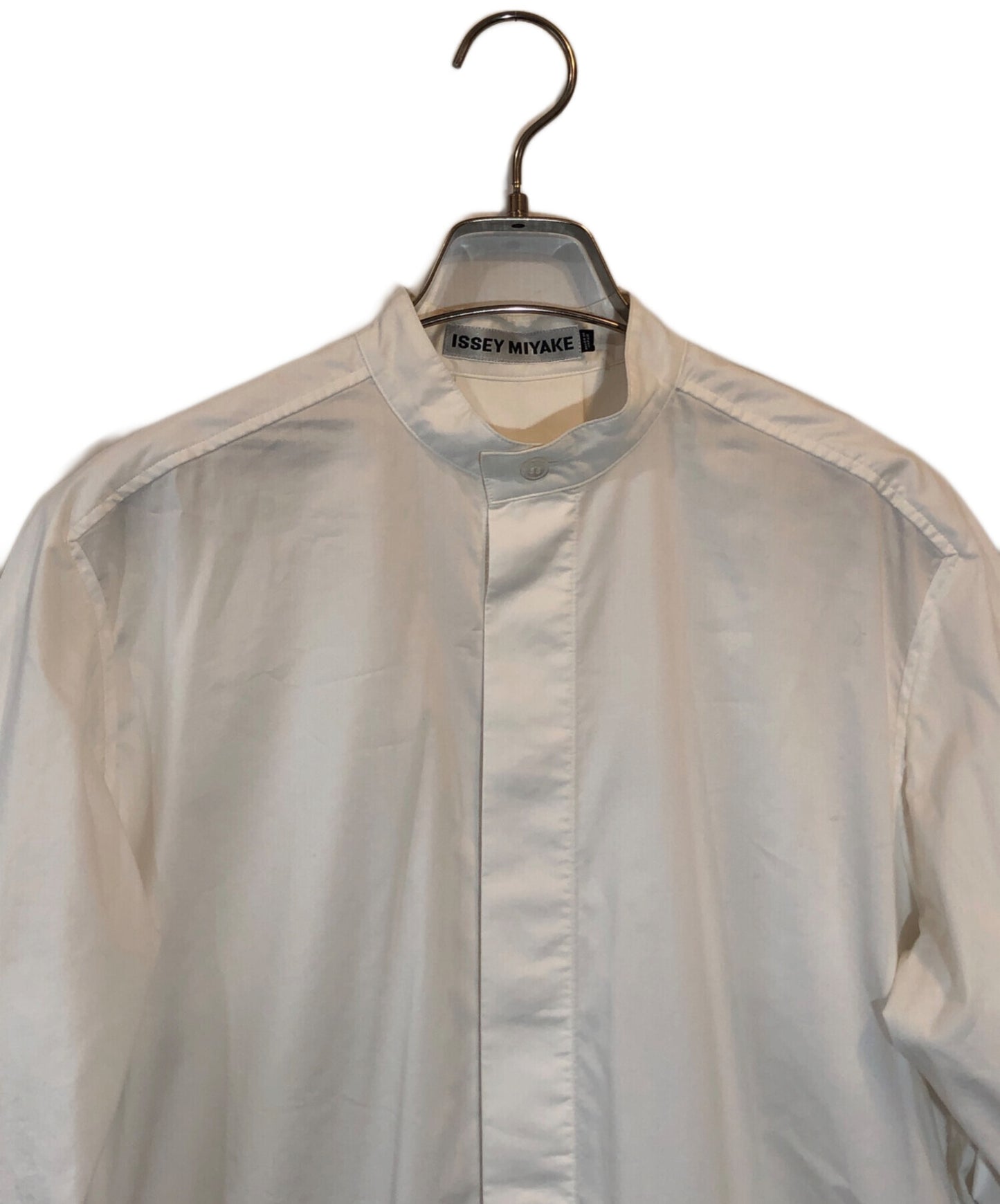 [Pre-owned] ISSEY MIYAKE band-collar shirt IM38FJ040