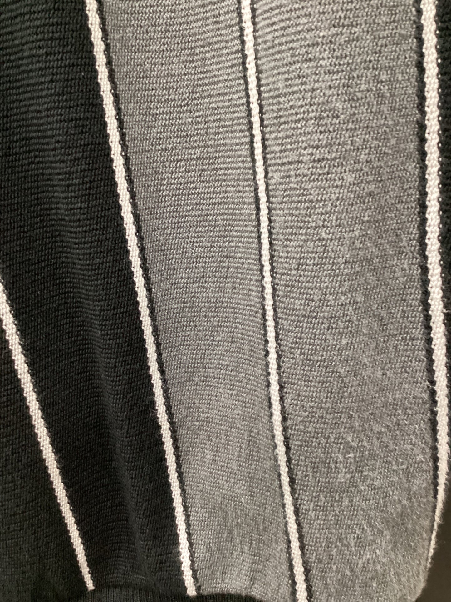 [Pre-owned] WACKO MARIA STRIPED KNIT JACQUARD POLO SHIRT / Striped Knit Jacquard Polo Shirt / Knit Polo / Polo Knit