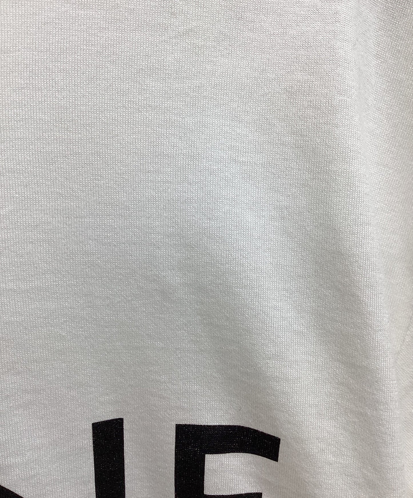 [Pre-owned] CELINE Cropped CELINE T-shirt / Cotton jersey 2X761671Q